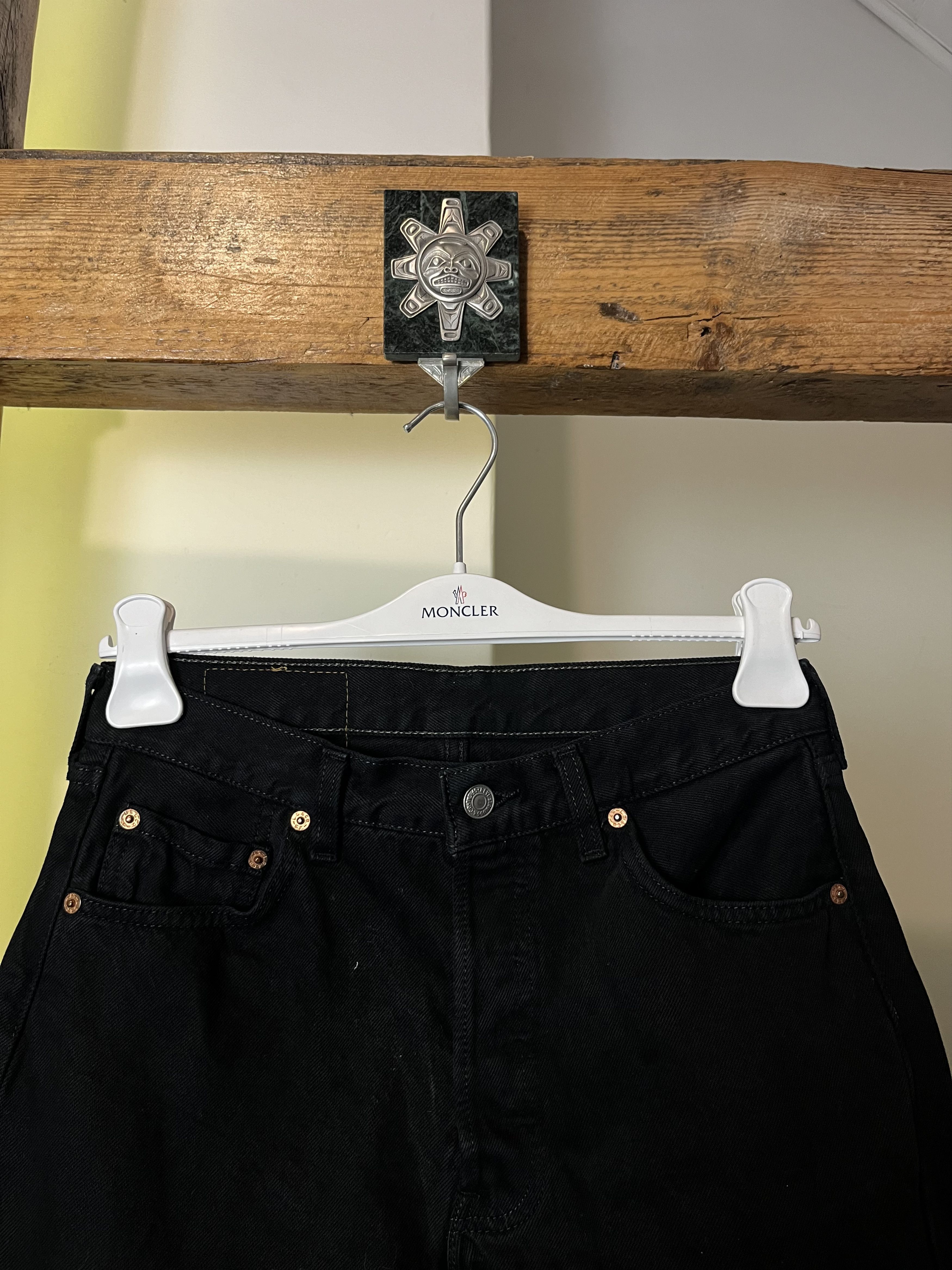 Levi's × Levi's Vintage Clothing Vintage 90s Levi's 501 Black Made in USA Denim Jeans Size 28" / US 6 / IT 42 - 3 Thumbnail