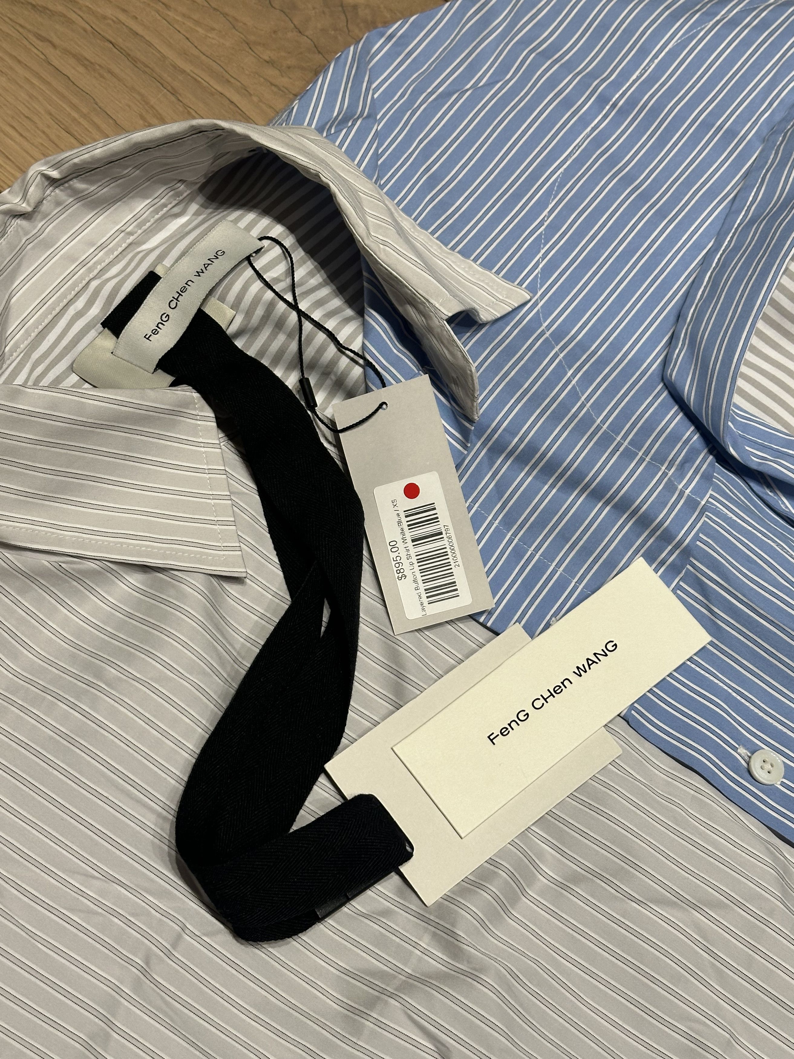 Feng Chen Wang Feng Chen Wang Layered Button-Up Shirt Size US XS / EU 42 / 0 - 5 Thumbnail