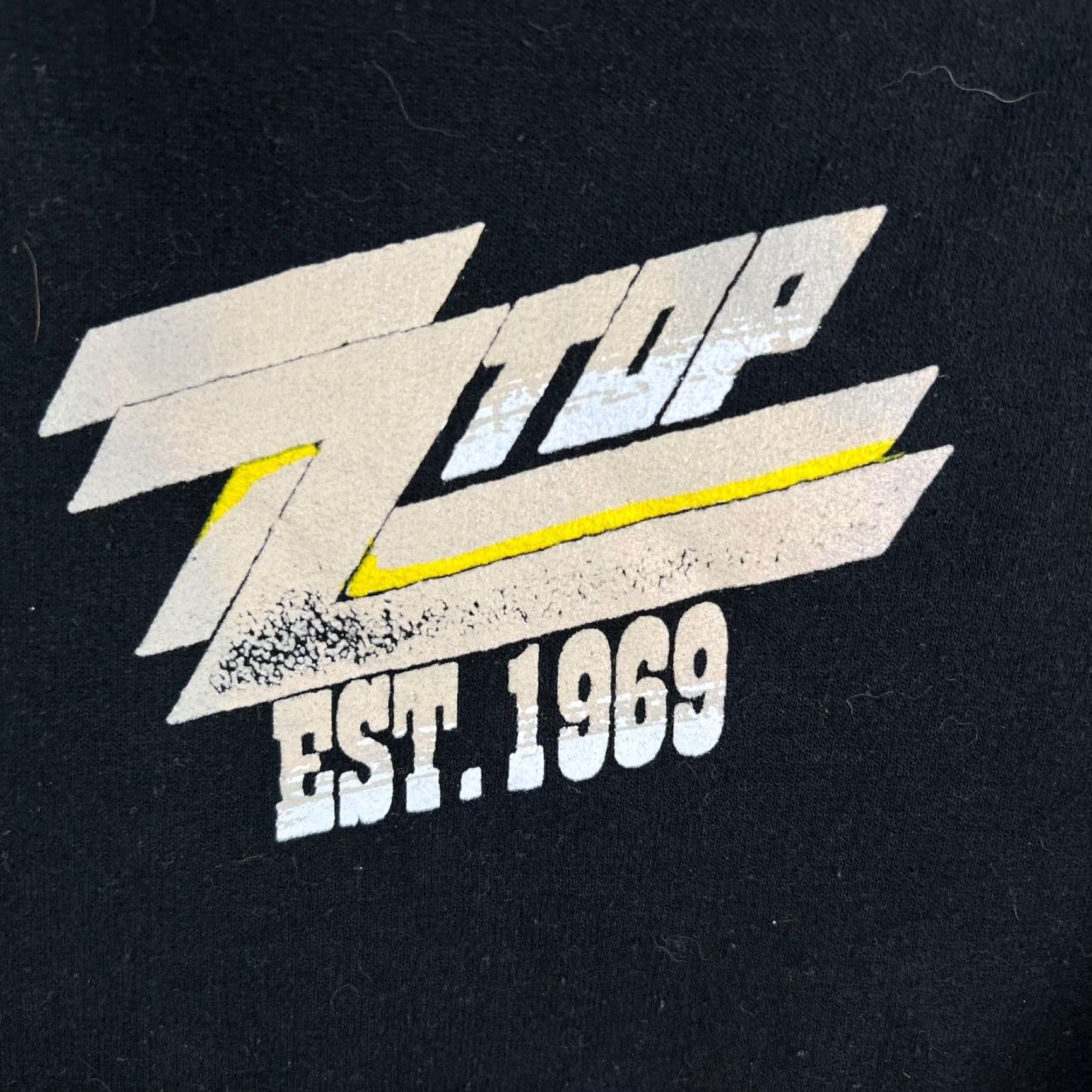 Gildan ZZ TOPP Tour Hooded Sweatshirt Mens S Black Gildan Hoodie Pullover Logo Graphic Print All Seasons Hooded Pockets Warm Size US S / EU 44-46 / 1 - 3 Thumbnail