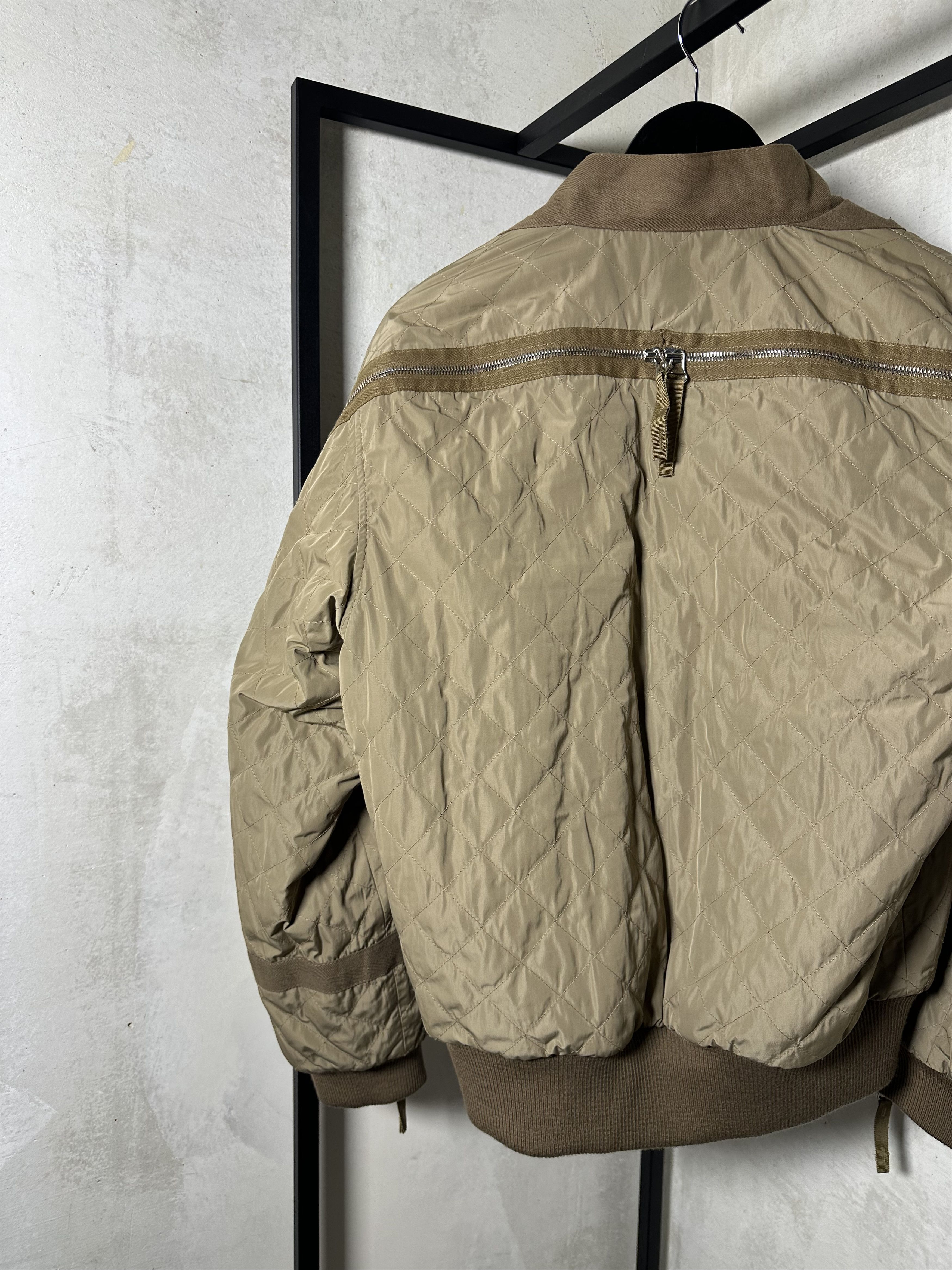 Dries Van Noten ULTRA RARE Dries Van Noten 14AW Nylon Back Zip Bomber Jacket Size US M / EU 48-50 / 2 - 7 Thumbnail