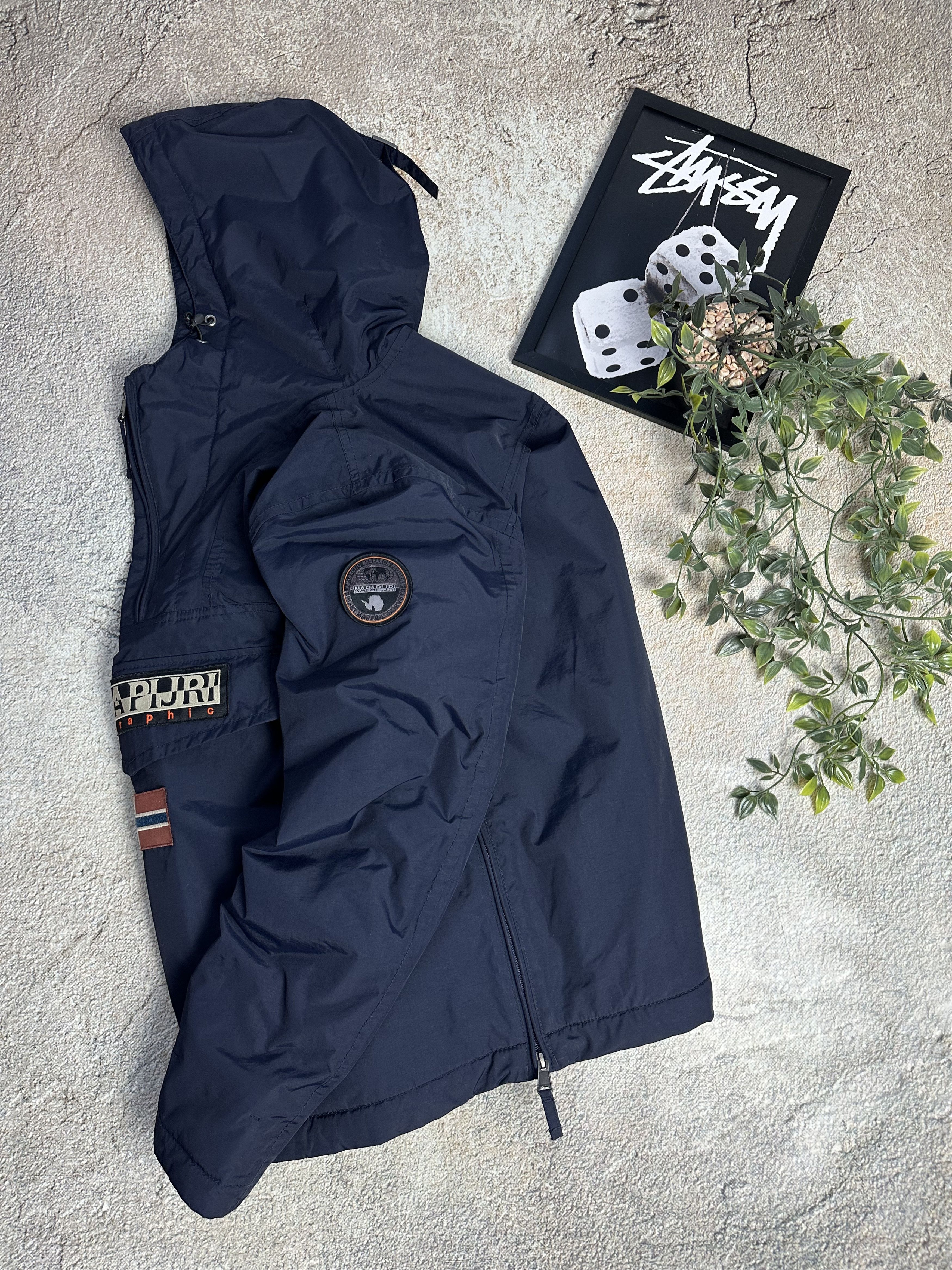 Napapijri Vintage Napapijiri Rainforest Winter Anorak Jacket 1/3 Zip Size US S / EU 44-46 / 1 - 6 Thumbnail