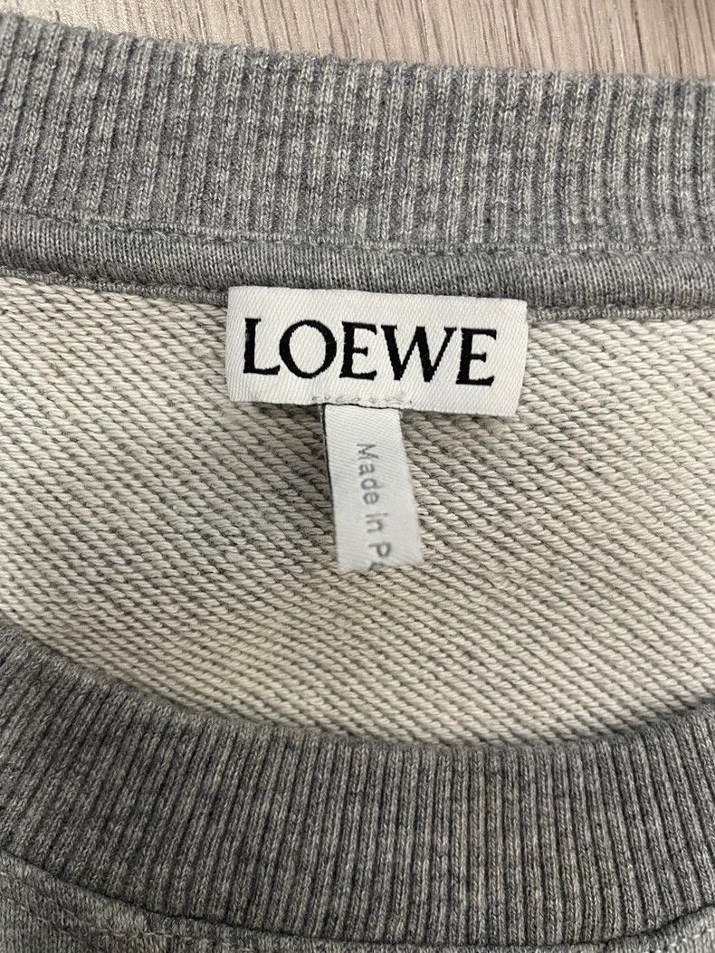 Other LOEWE Gray embroidered large Logo round neck sweater Size XL / US 12-14 / IT 48-50 - 5 Thumbnail
