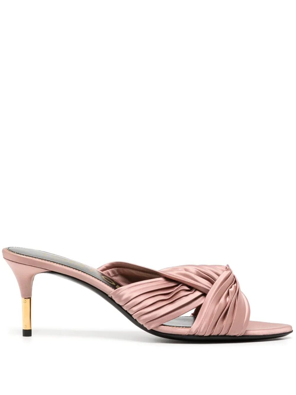 Tom Ford o1y0126 Spike Heel Mules in Blush Size US 7 / IT 37 - 1 Thumbnail