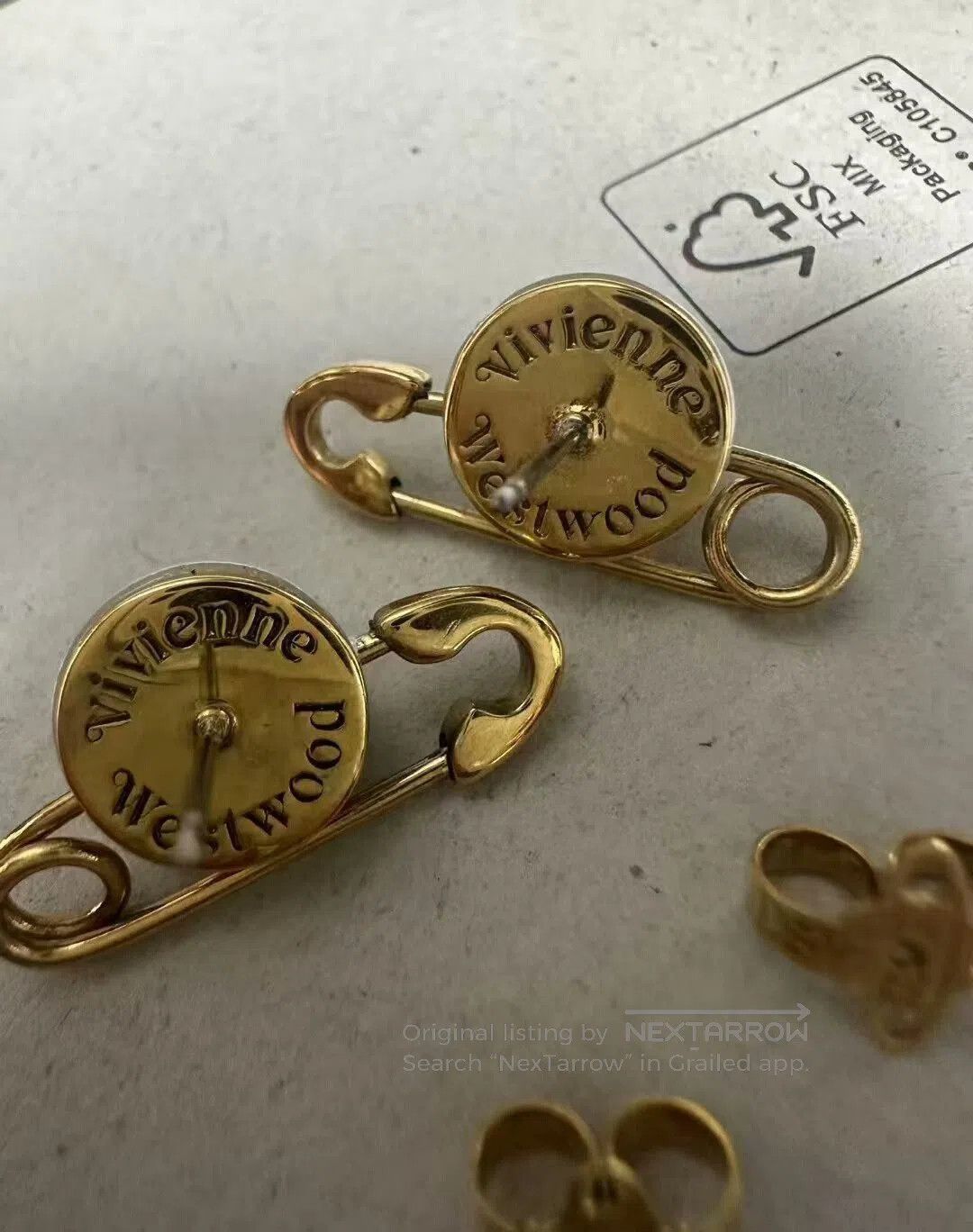 Vivienne Westwood Vivienne Westwood Saturn Pearl Earrings. Size ONE SIZE - 6 Thumbnail