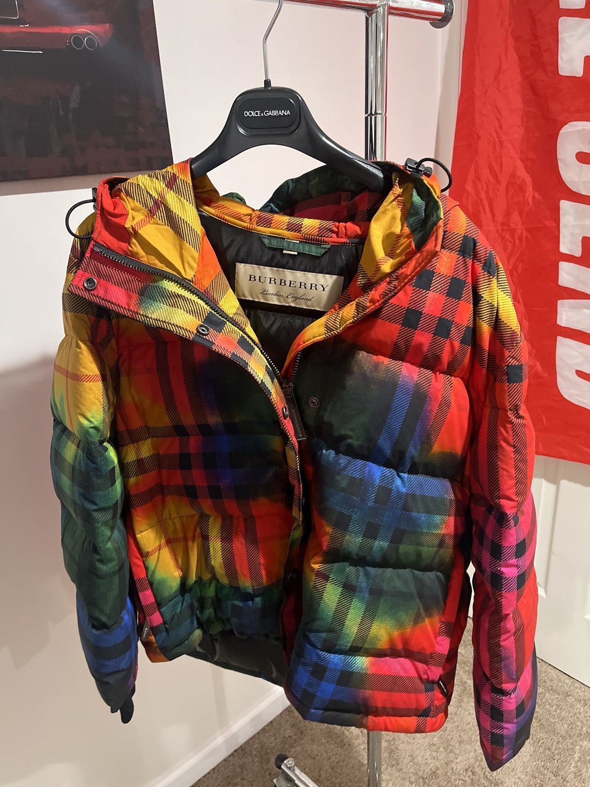 Burberry Burberry Down Jacket Multicolor Size US M / EU 48-50 / 2 - 4 Thumbnail