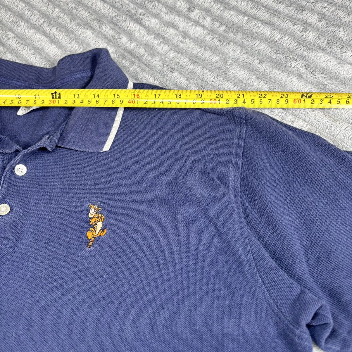 Disney The Disney Store Men’s XL Tigger Vintage Navy Blue Polo Size US XL / EU 56 / 4 - 2 Thumbnail