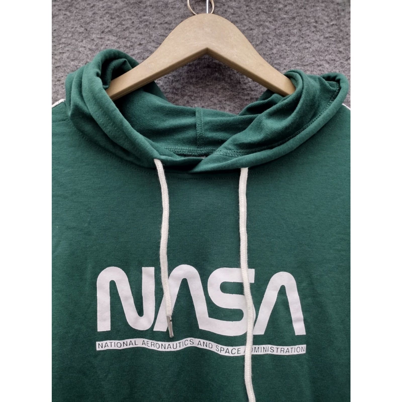 Shein Shein Hoodie Unisex Adult NASA Print Green 3XL Pullover Hooded Sweatshirt Long Sleeve 3XL Green NASA Print Hoodie Size US XXL / EU 58 / 5 - 3 Thumbnail