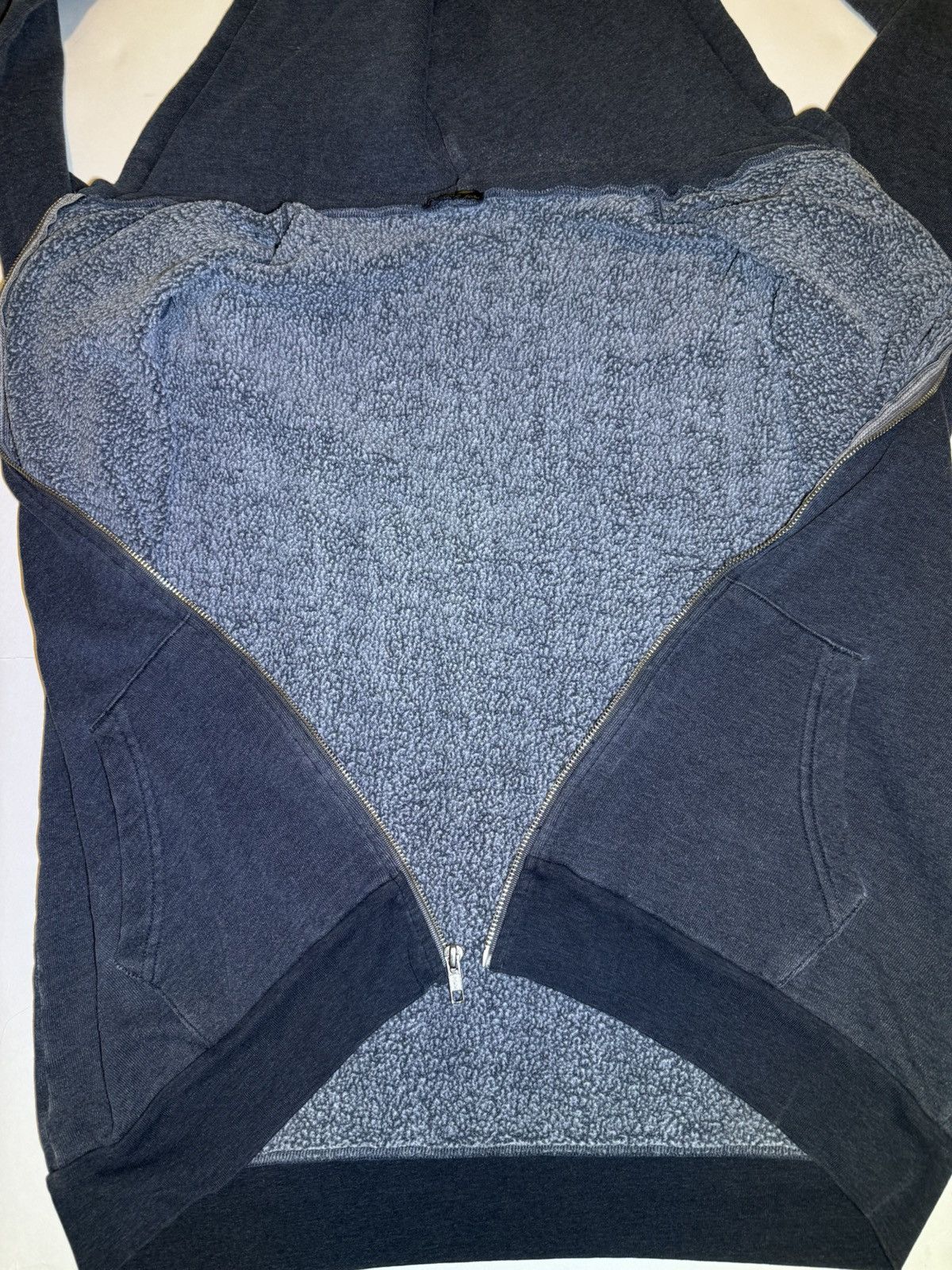 Robins Jeans Men's Robins Jean Zip Up Hoodie XL Navy Sweatshirt Full Zip Size US XL / EU 56 / 4 - 8 Thumbnail