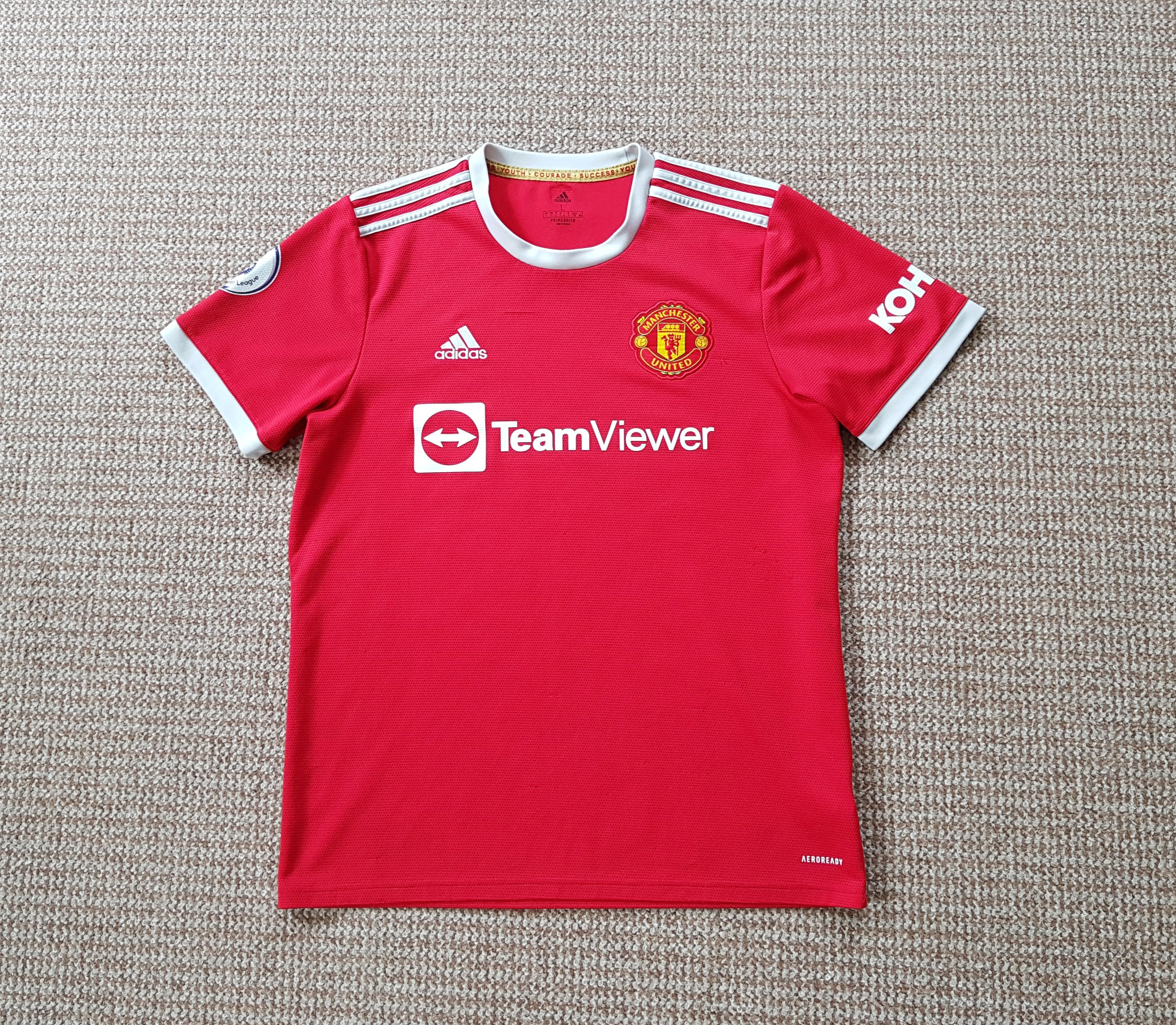 Adidas Adidas Manchester United 2021/22 Home Football Soccer Jersey Size US L / EU 52-54 / 3 - 2 Thumbnail