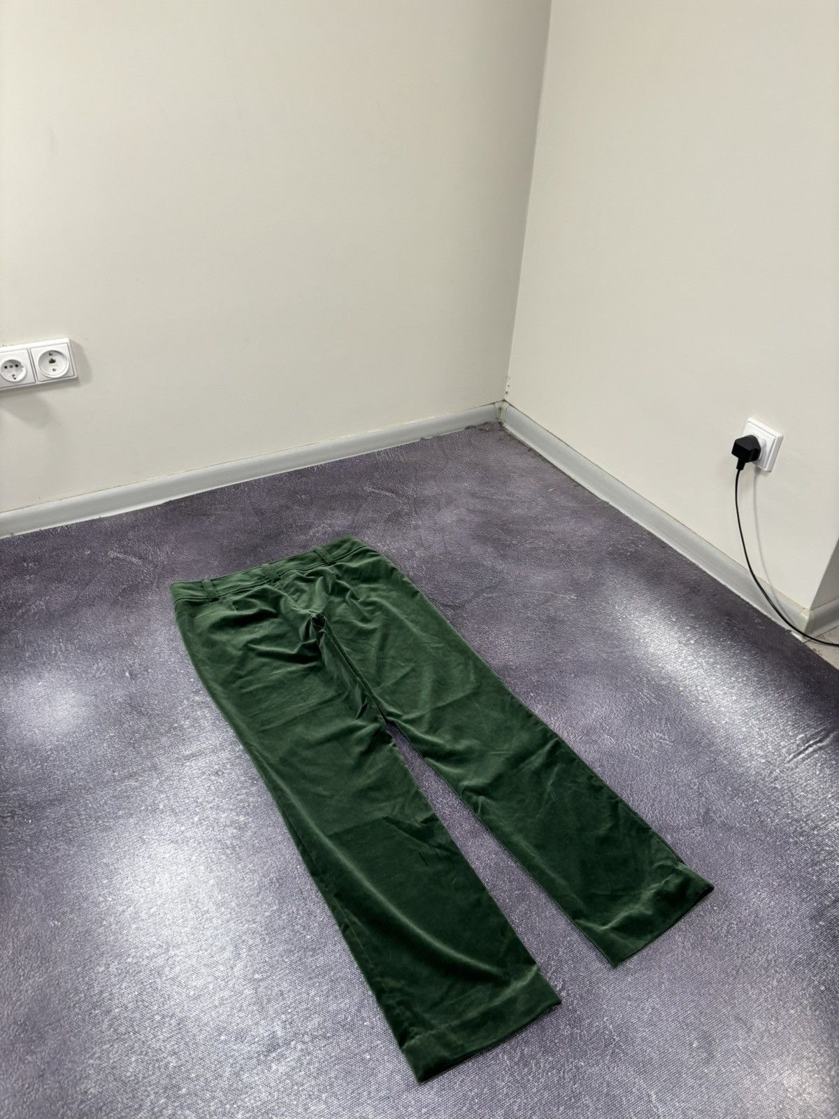Etro Etro Velour Velvet Emerald Green Plush Women’s Luxury Pants Size 30" / US 8 / IT 44 - 10 Thumbnail