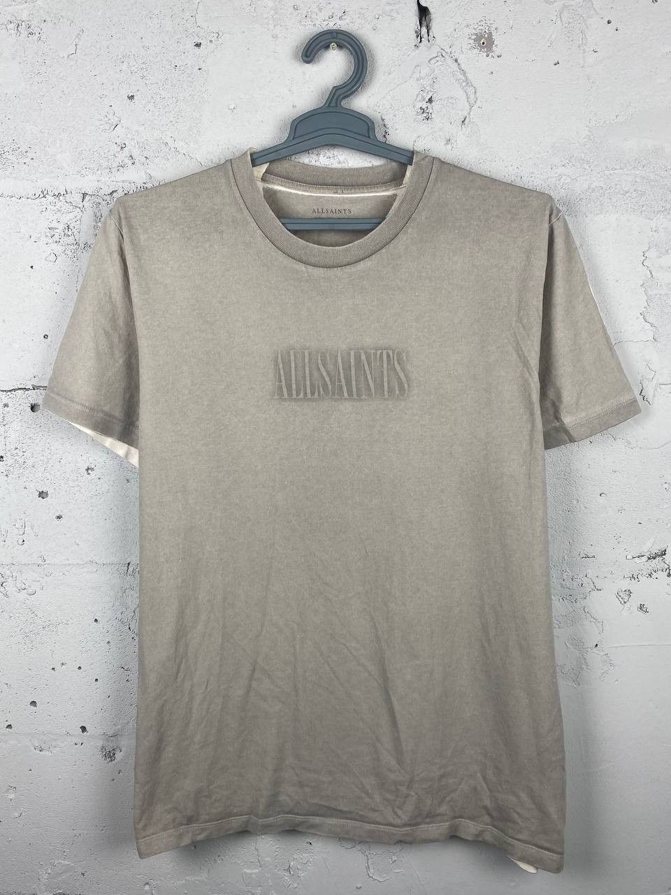 Allsaints AllSaints Big Logo Pained T-Shirt Size US M / EU 48-50 / 2 - 1 Thumbnail