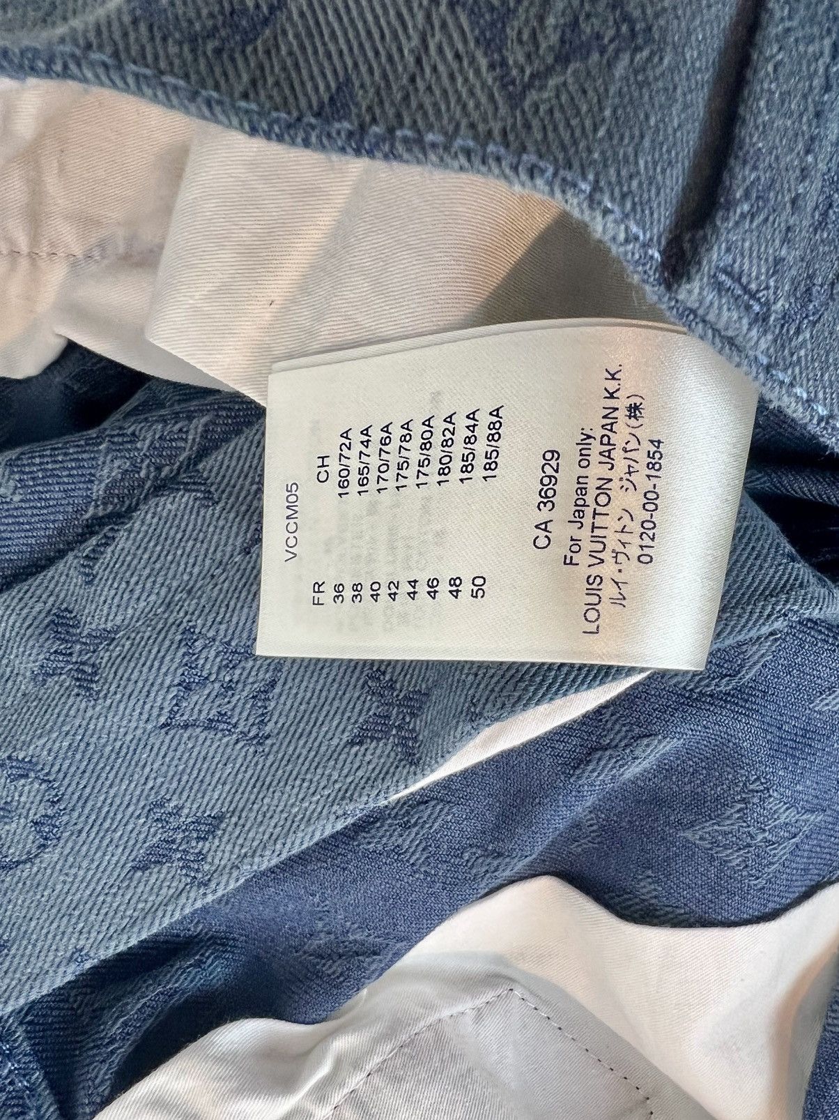 Louis Vuitton Louis Vuitton x Virgil Abloh SS19 Monogram Denim - RM192M Size US 38 / EU 54 - 9 Thumbnail