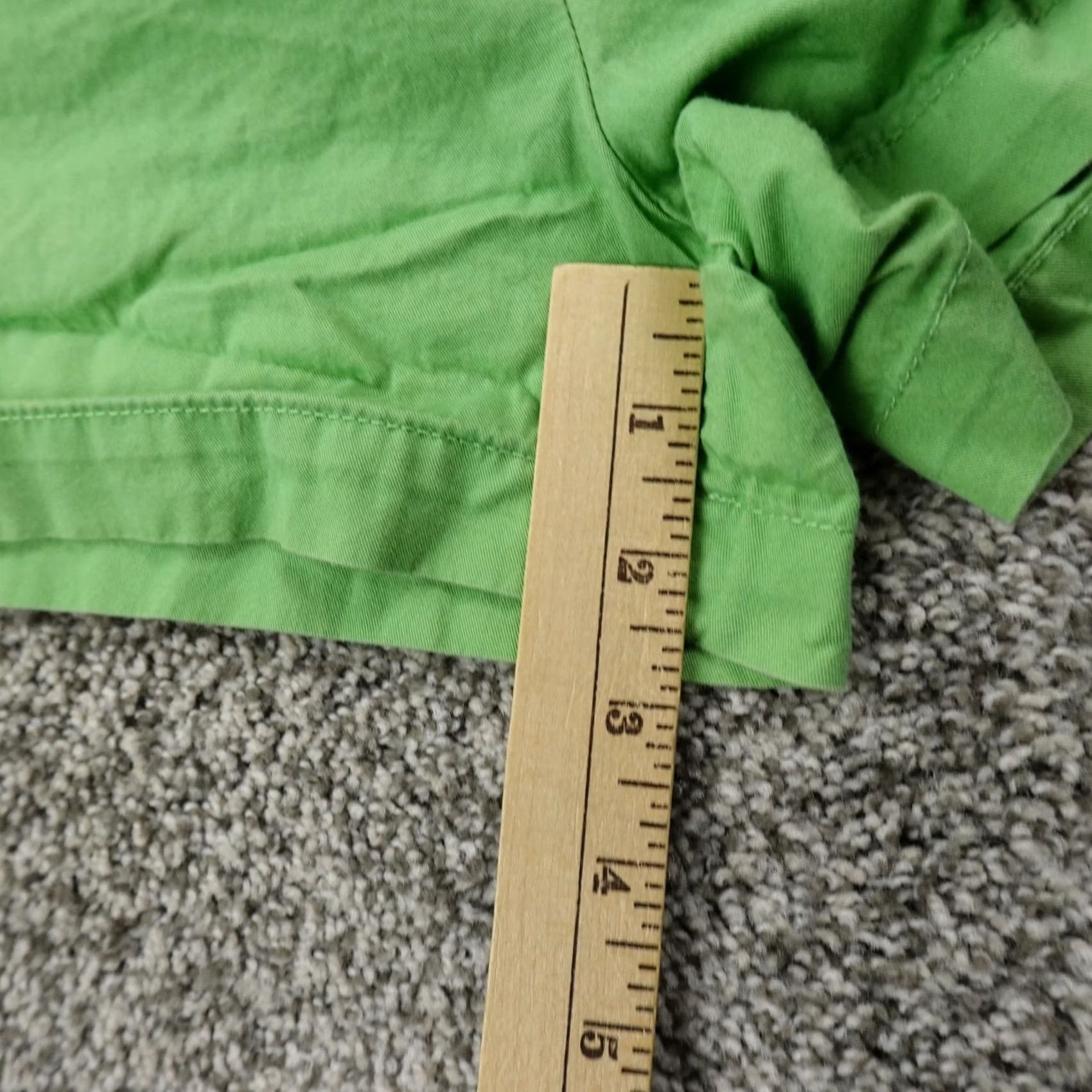 J.Crew J.CREW Shorts Womens 4 Green Chino Mid Rise Flat Front Casual Preppy Shorts Mens Womens Girls Size 27" / US 4 / IT 40 - 3 Thumbnail