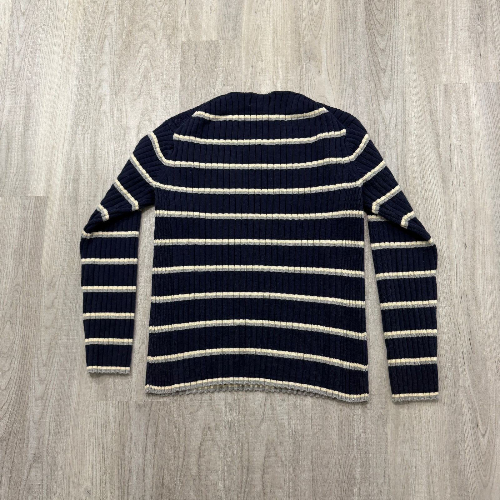 Steve And Barrys Vintage Steve & Barrys Cable Knit Sweater Men 2XL Blue Size US XXL / EU 58 / 5 - 5 Thumbnail