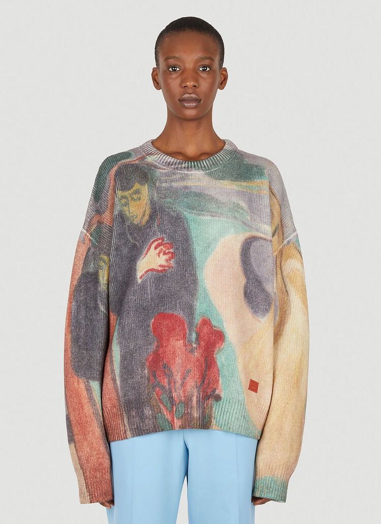 image of Acne Studios Separation Munch Sweater, Men's (Size Medium)