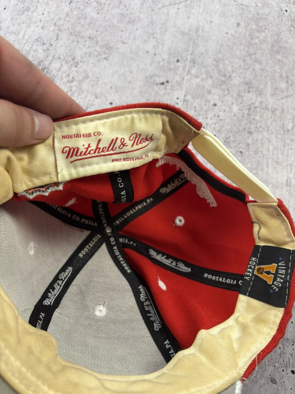 Mitchell & Ness Red Wings vintage cap one size Size ONE SIZE - 4 Thumbnail