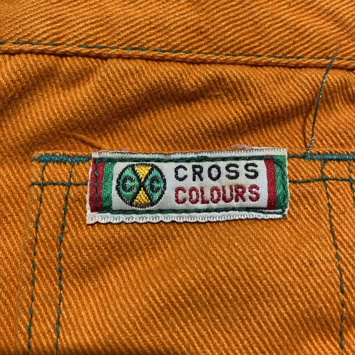 Cross Colours Vintage Cross Colours Orange Baggy Jeans Size US 27 - 6 Thumbnail
