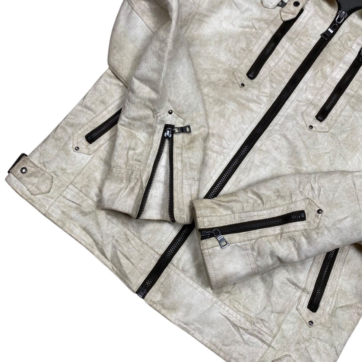 If Six Was Nine Create Barefoot Brokenwhite Suede Jacket Size US L / EU 52-54 / 3 - 7 Thumbnail