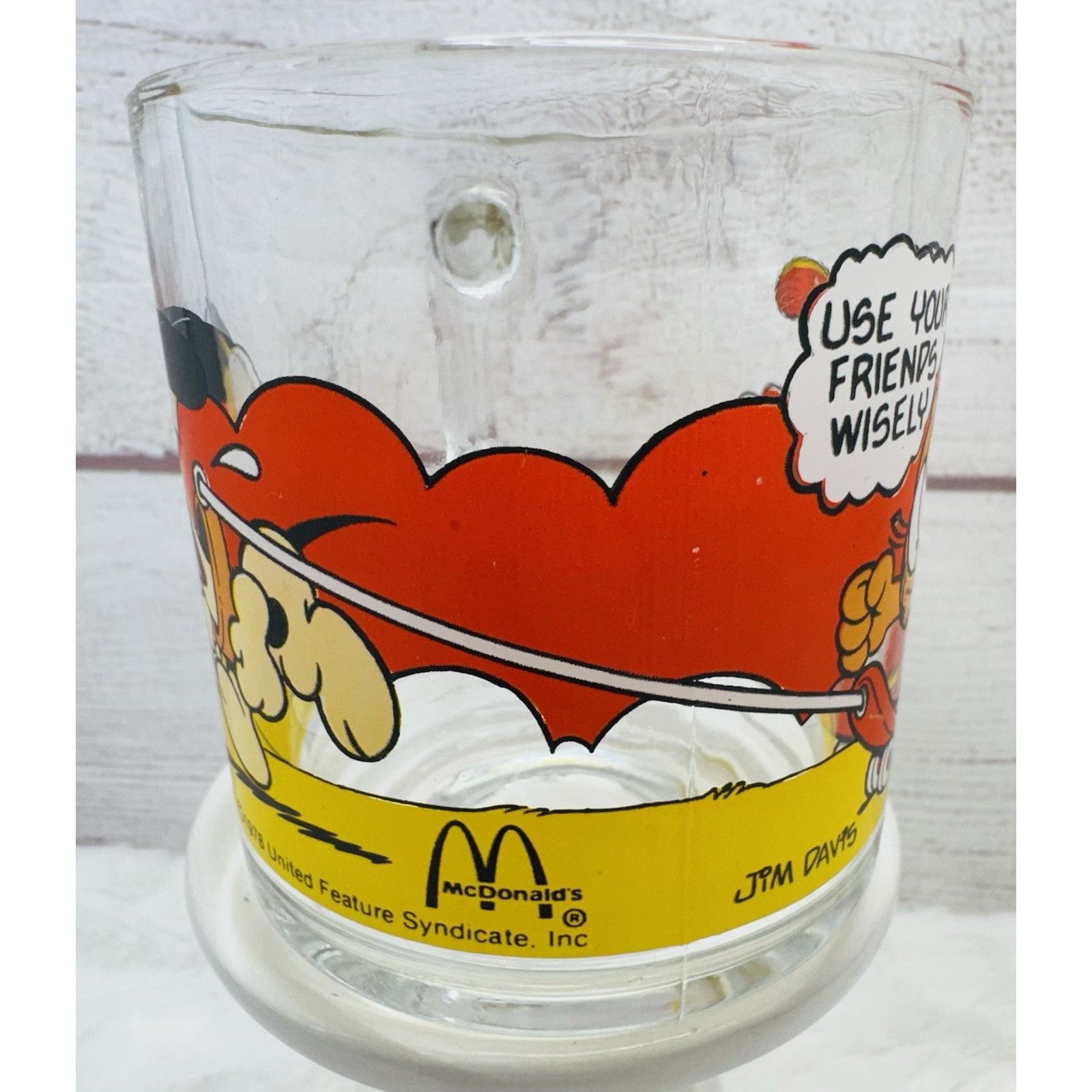Other McDonald’s Garfield & Odie Clear Glass Coffee Mugs Cups VINT Size ONE SIZE - 10 Thumbnail