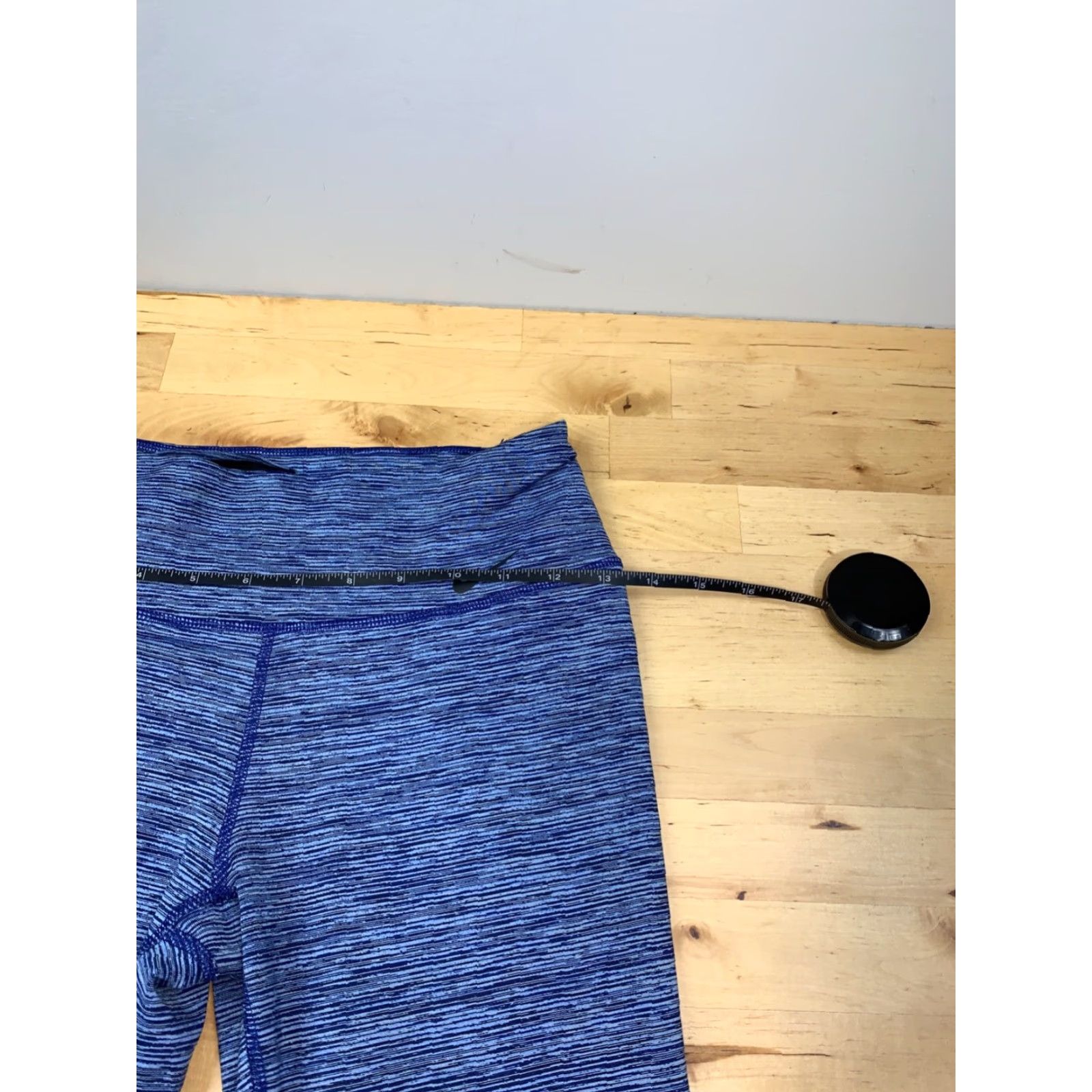 Nike Nike Dri-FIT Leggings Capri XS Womens Blue Activewear Gym Run Size 26" / US 2 / IT 38 - 5 Thumbnail
