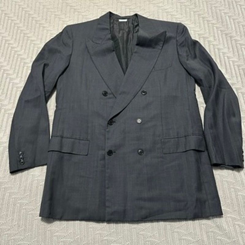 Brioni Brioni gray double breasted blazer size 40R Size 40R - 1 Thumbnail
