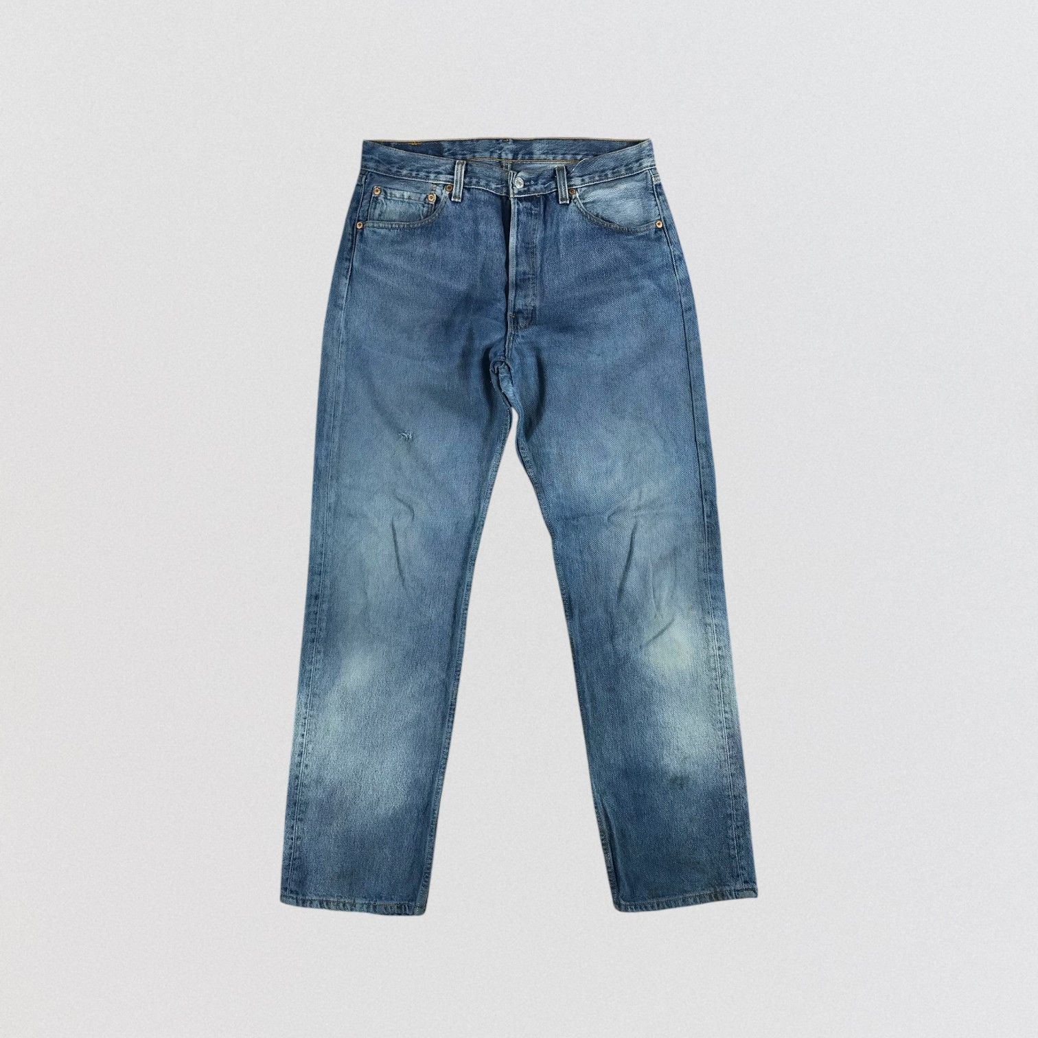 Levi’s 90s 501 made in USA W32 Levi's × Vintage 90s Vintage Blue Wash Levis 501 Jeans-JM2275