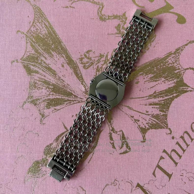 Vivienne Westwood Vivienne Westwood Purple Mother of Pearl Dial Chain Watch Size ONE SIZE - 3 Thumbnail