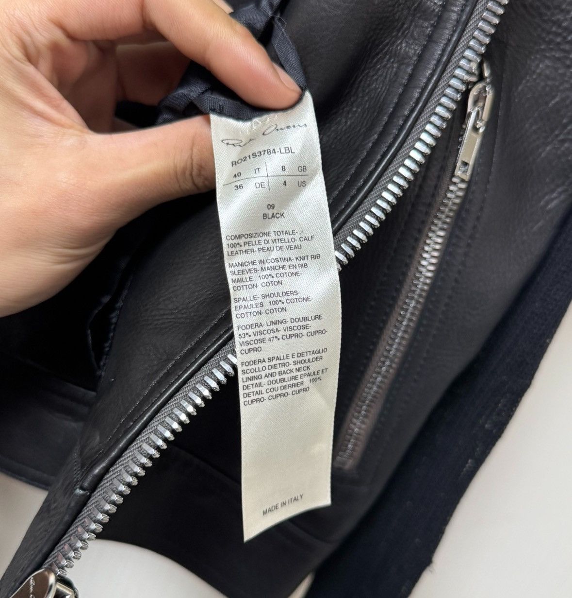 Rick Owens Rick owens21SS shoulder leather jacket 2412-Nextarrow Size US S / EU 44-46 / 1 - 3 Thumbnail