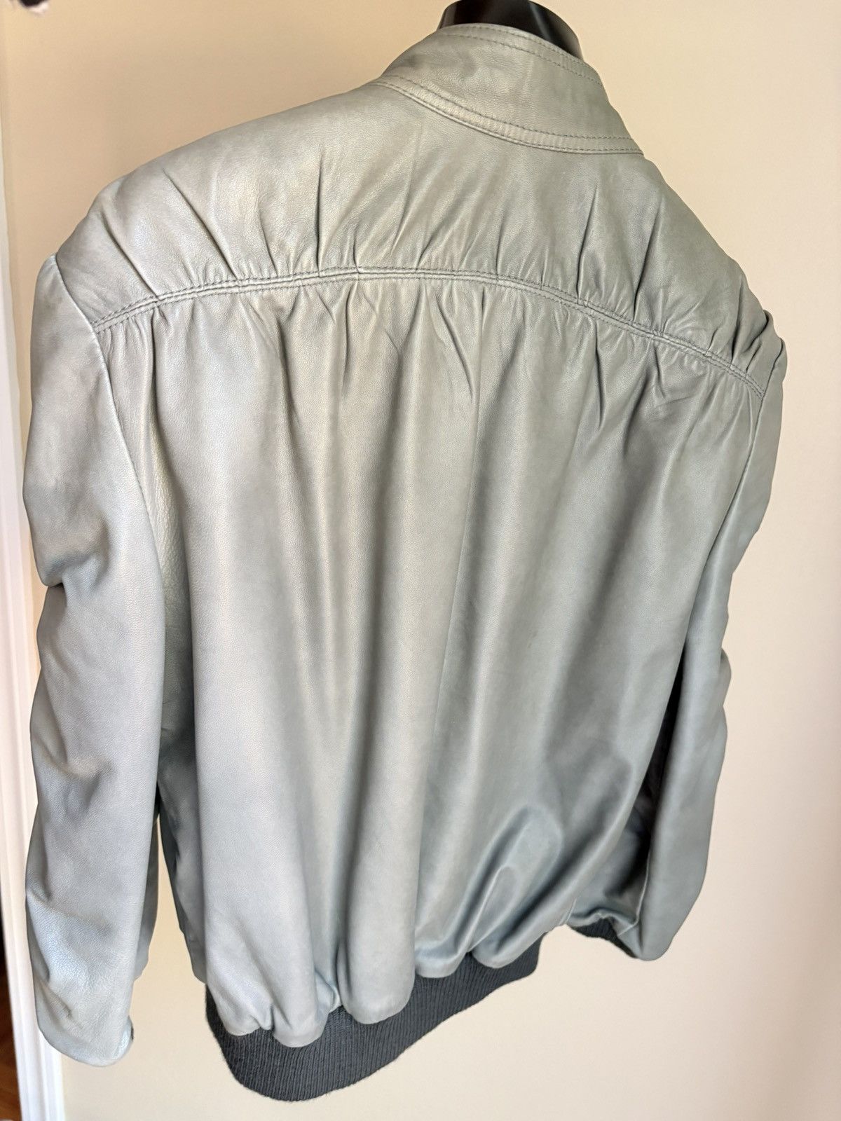 Other Vintage KRMA by Nicholas Bowes Bomber Leather Jacket Size M / US 6-8 / IT 42-44 - 3 Thumbnail