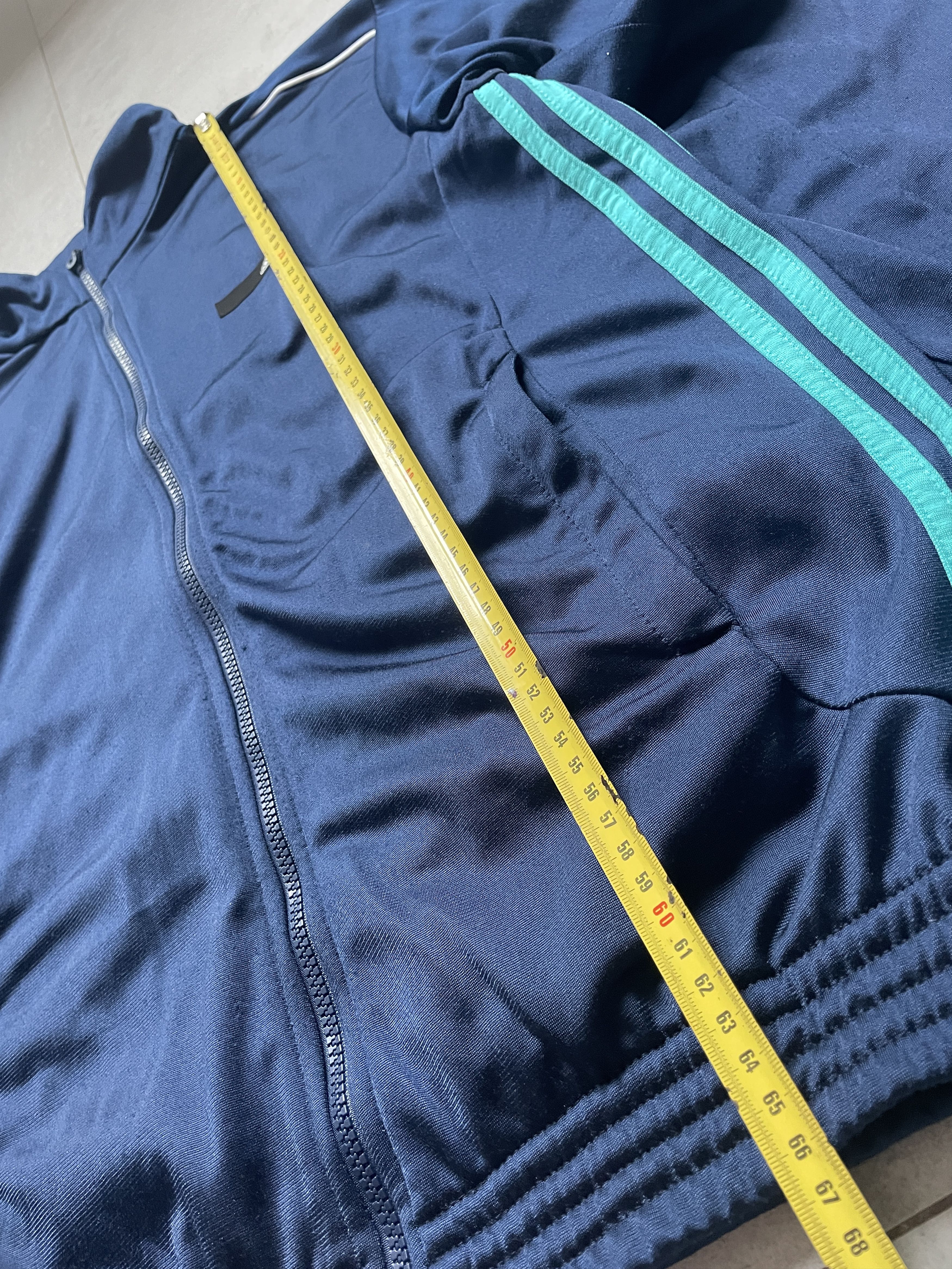 Adidas Y2K ADIDAS NAVY TEAL BLOKECORE TRACKSUIT Size US XL / EU 56 / 4 - 12 Thumbnail