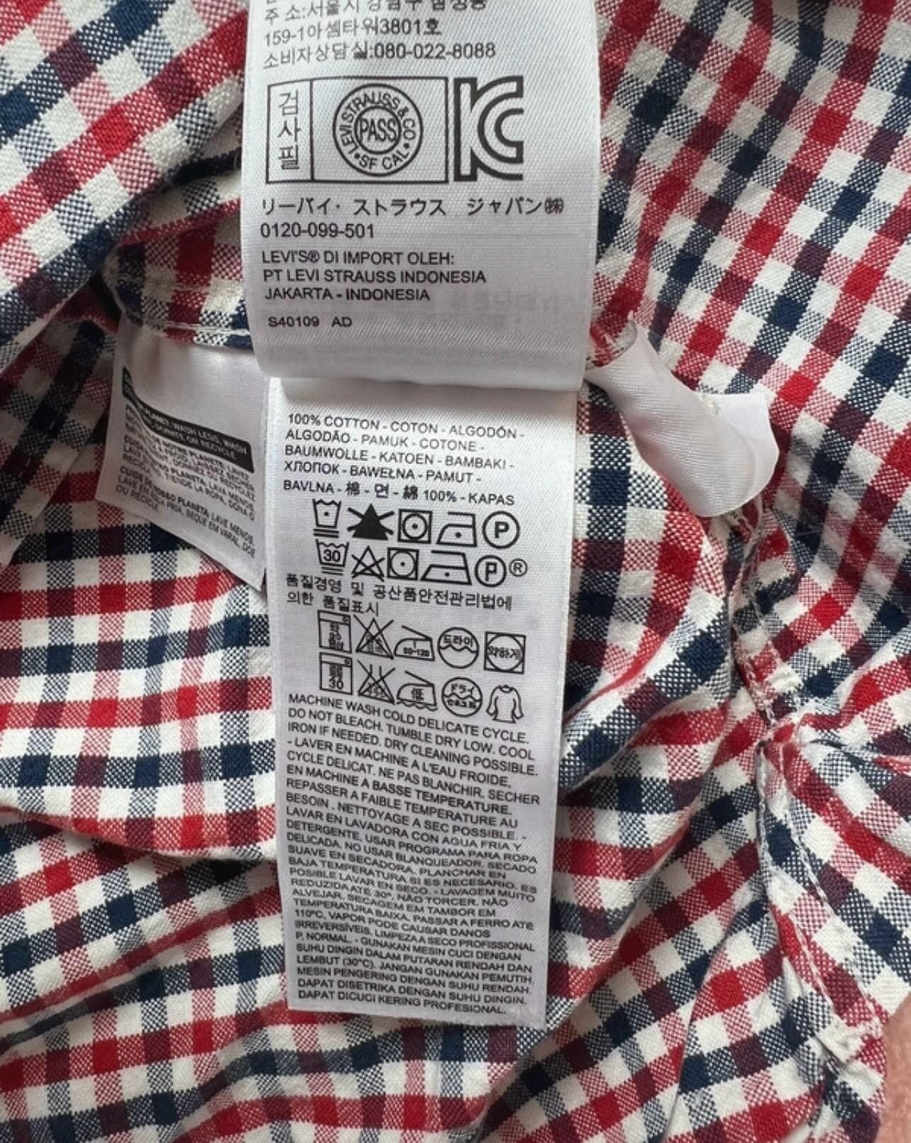 Levi's Levi's checkered shirt Size US M / EU 48-50 / 2 - 5 Thumbnail