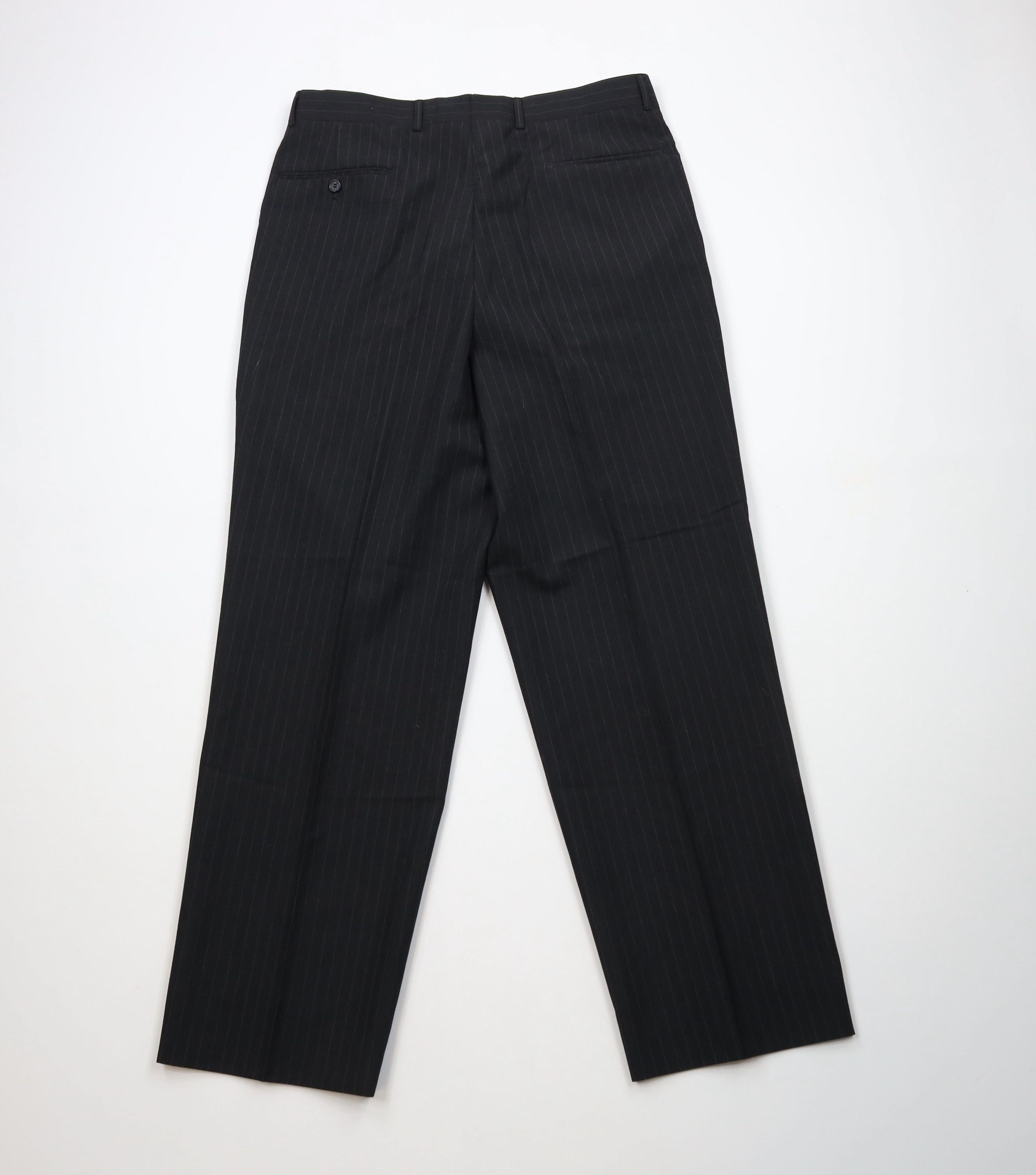 Vintage Vintage 90s Streetwear Blend Pinstriped Wide Leg Chino Pants Size US 36 / EU 52 - 8 Thumbnail