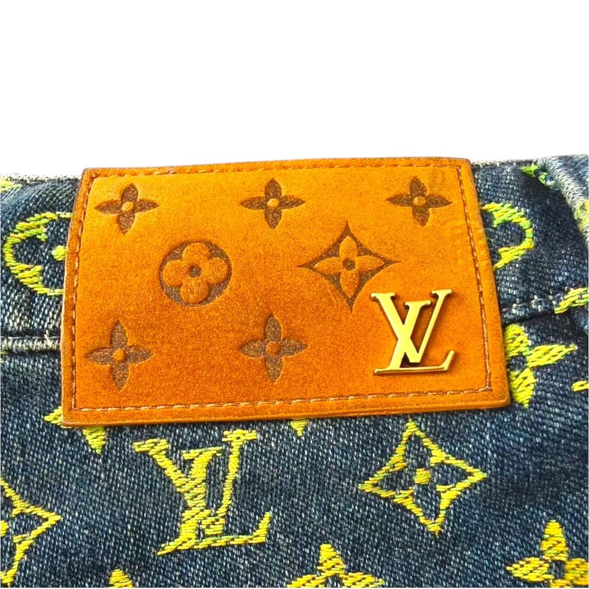 Louis Vuitton Louis Vuitton 32 Rainbow Monogram Denim Short Size US 32 / EU 48 - 4 Thumbnail