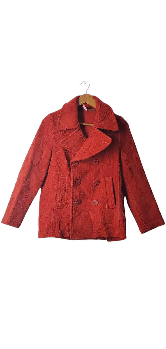 Vintage LURVA TRAM MADE IN ENGLAND PEACOAT JACKET Size S / US 4 / IT 40 - 1 Thumbnail