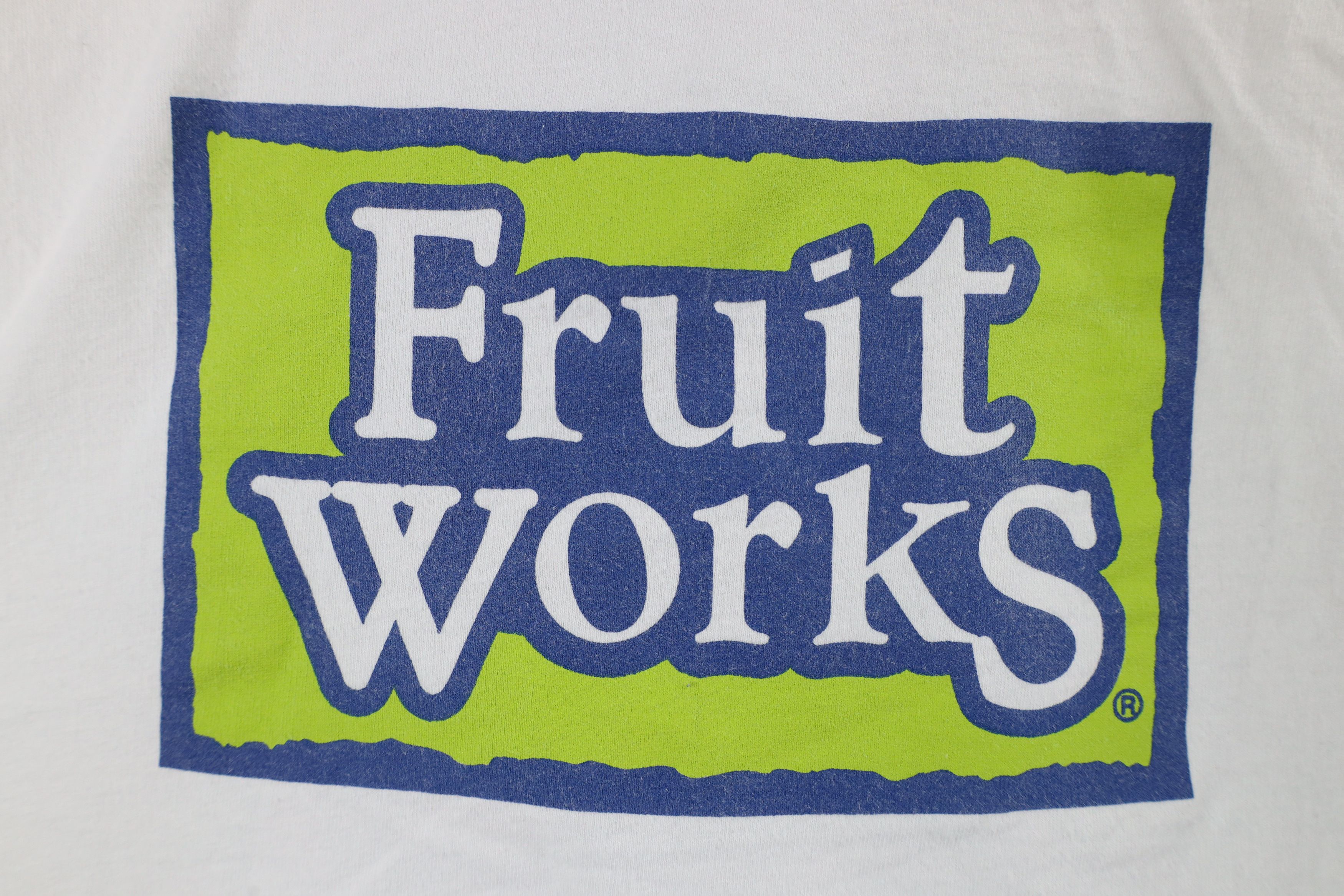 Vintage Vintage 90s Streetwear Works Drink Short Sleeve T-Shirt Size US XL / EU 56 / 4 - 7 Thumbnail