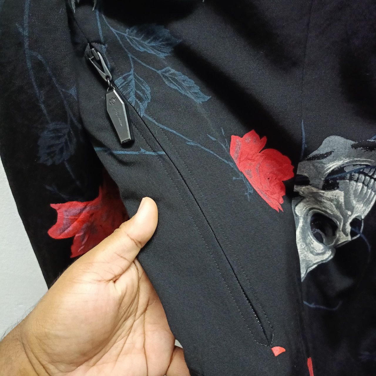 Vintage × Yohji Yamamoto Fall 2014 Yohji Yamamoto Skull Blazer Size 38R - 9 Thumbnail