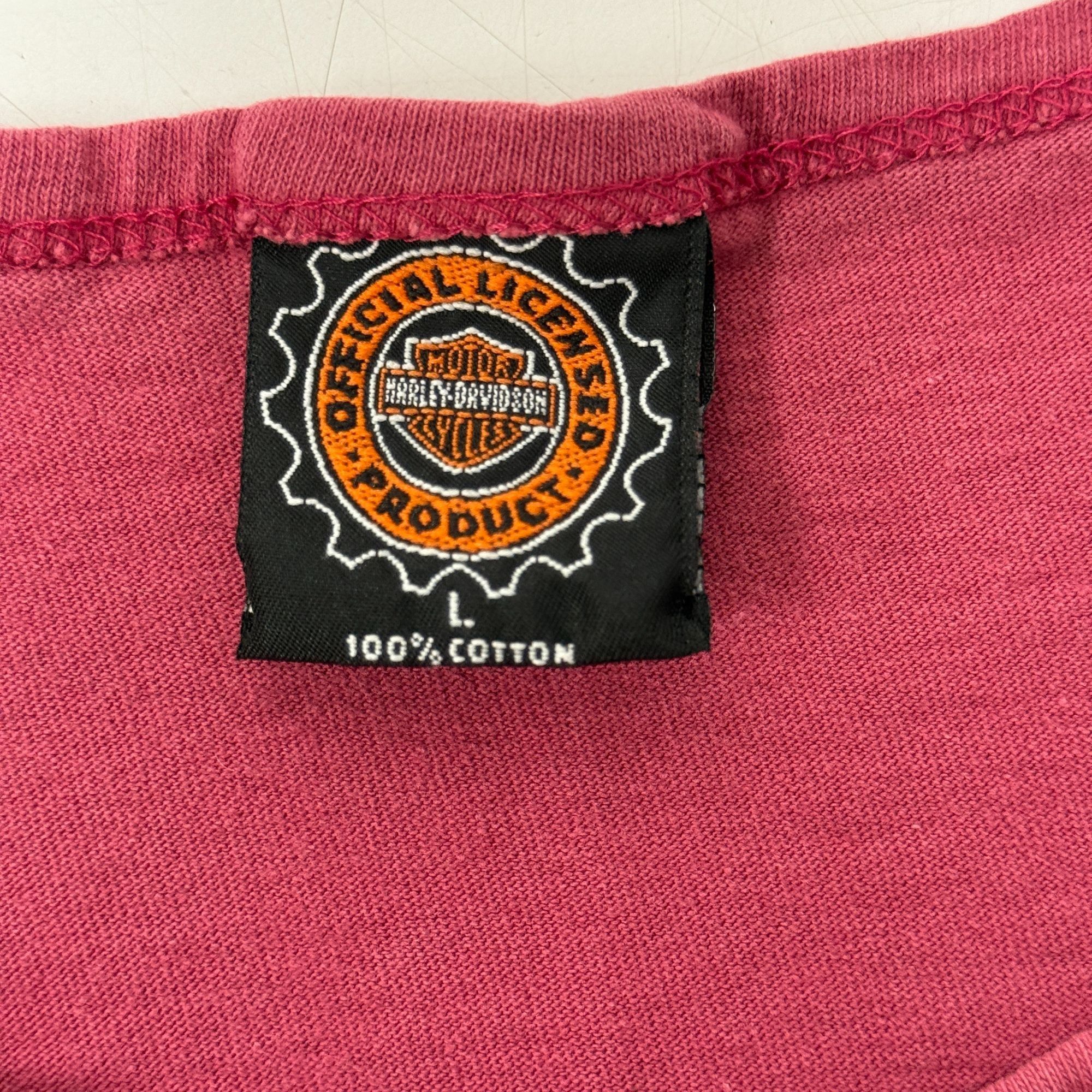 Harley Davidson Vtg Harley Davidson Official Licensed USA Maroon 1996 Tank Size US L / EU 52-54 / 3 - 5 Thumbnail
