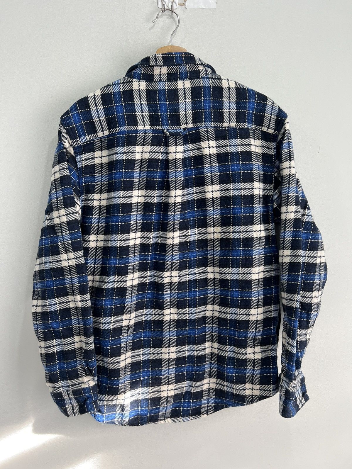 Orvis Vintage Orvis Plaid Button Up Shirt Blue White Size US M / EU 48-50 / 2 - 2 Thumbnail