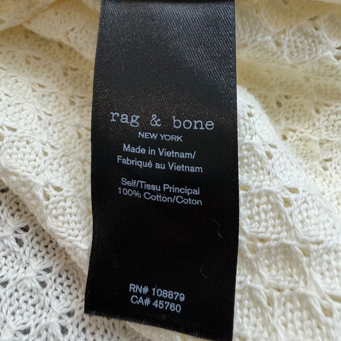 Rag & Bone NWT Rag & Bone Carine Crochet Cream/Ivory Tank Maxi Dress Size M / US 6-8 / IT 42-44 - 11 Thumbnail
