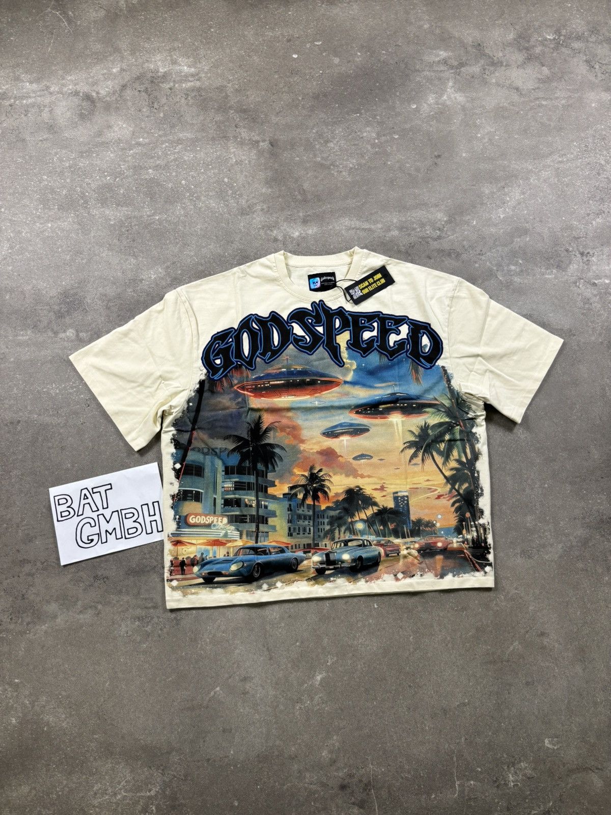 Godspeed Godspeed Miami UFO Shirt, Cream Size US M / EU 48-50 / 2 - 13 Thumbnail