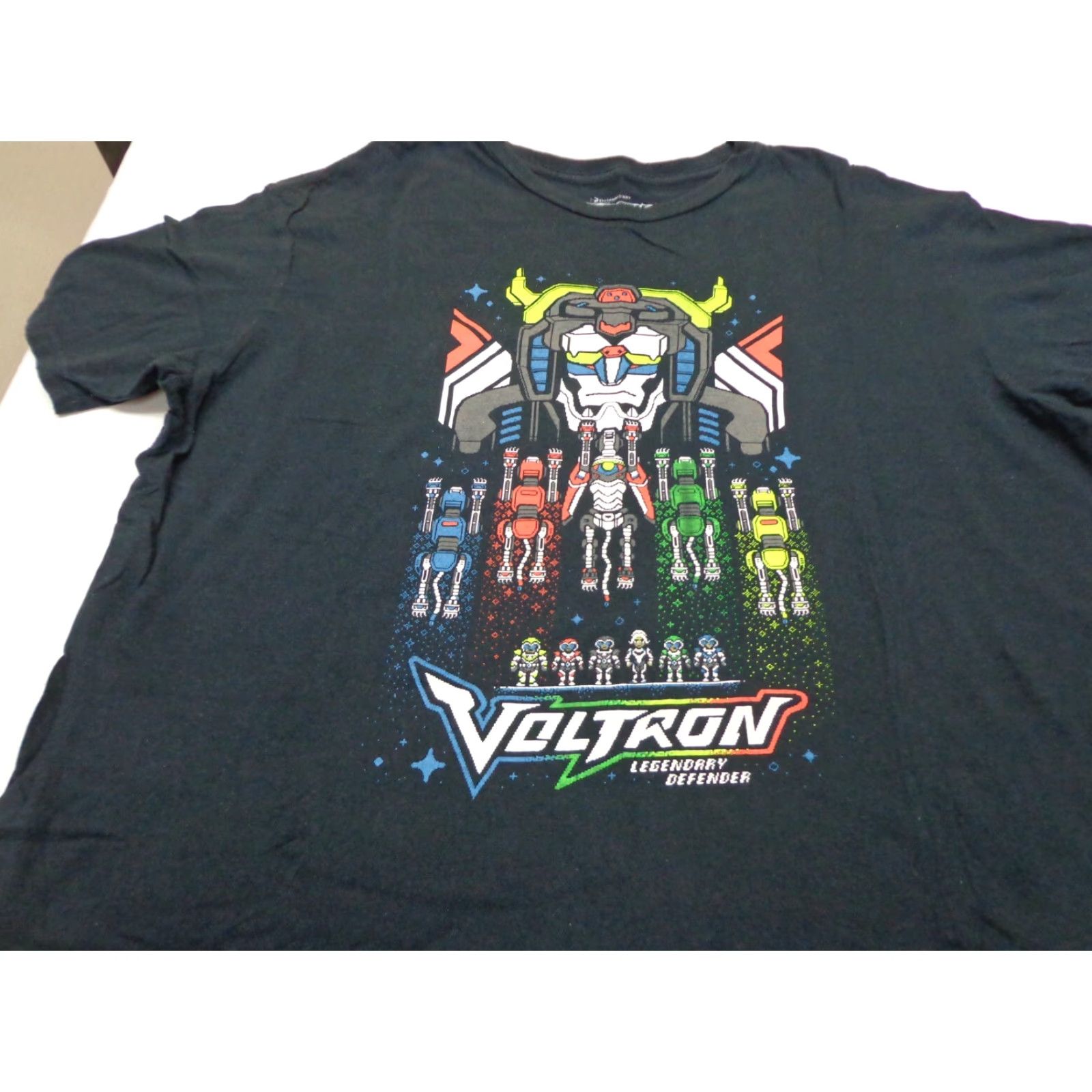 Vintage Voltron T-Shirt Adult XL Crew Neck Short Sleeve Cotton Logo Blue Men Voltron Retro Cartoon 90s Size US XL / EU 56 / 4 - 2 Thumbnail