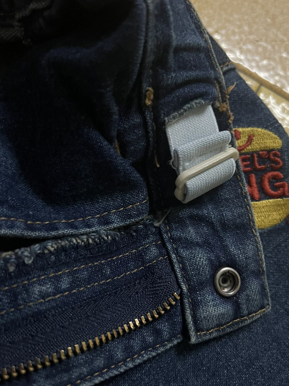 Angel Blue VINTAGE Angel Blue Patchwork Denim Jeans Y2K Japanese Brand Size US 26 / EU 42 - 14 Thumbnail