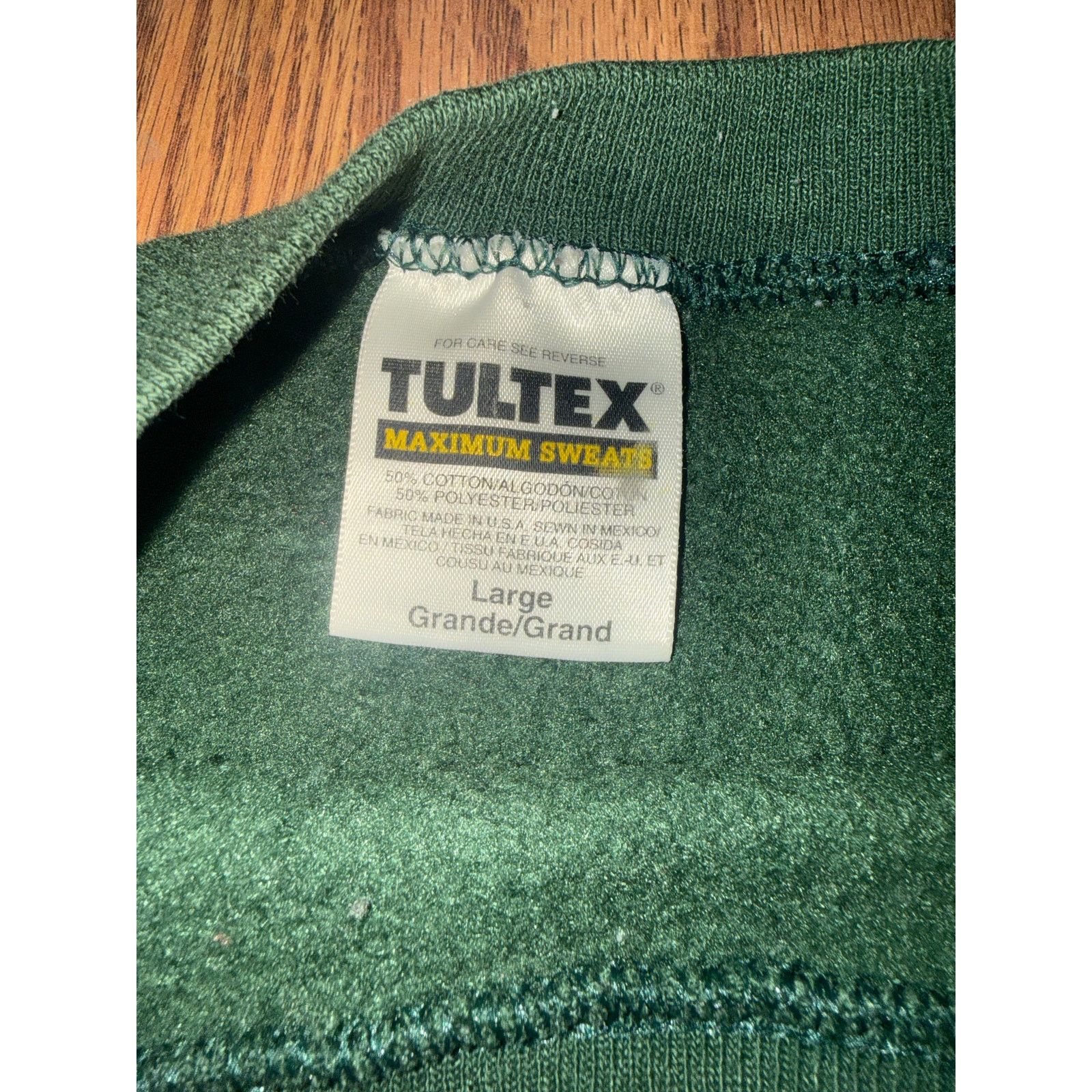 Tultex Green Bay Packers Bigger Better Crewneck Size Large Size US L / EU 52-54 / 3 - 2 Thumbnail