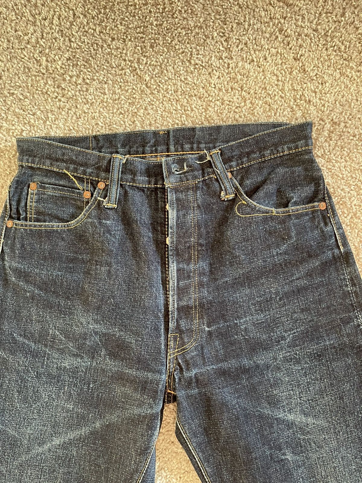 Skull Jeans by an Alchemist Skull jeans 5000xx selvedge denim Size US 32 / EU 48 - 3 Thumbnail