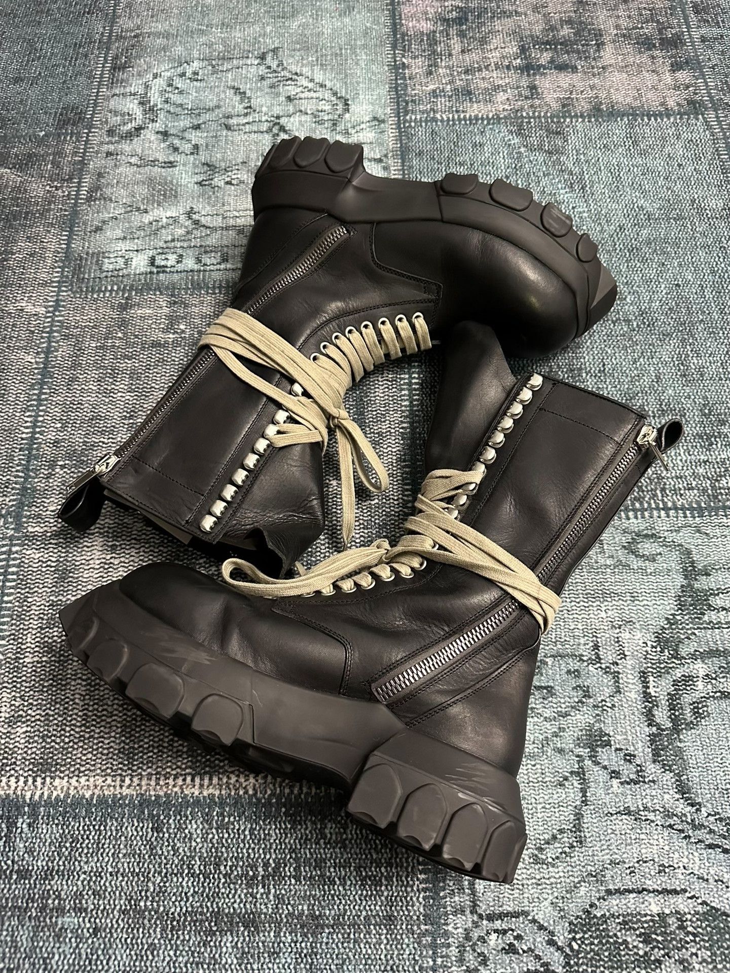 Rick Owens Rick Owens Octopus Strap Combat Boots Size US 8 / IT 38 - 1 Thumbnail