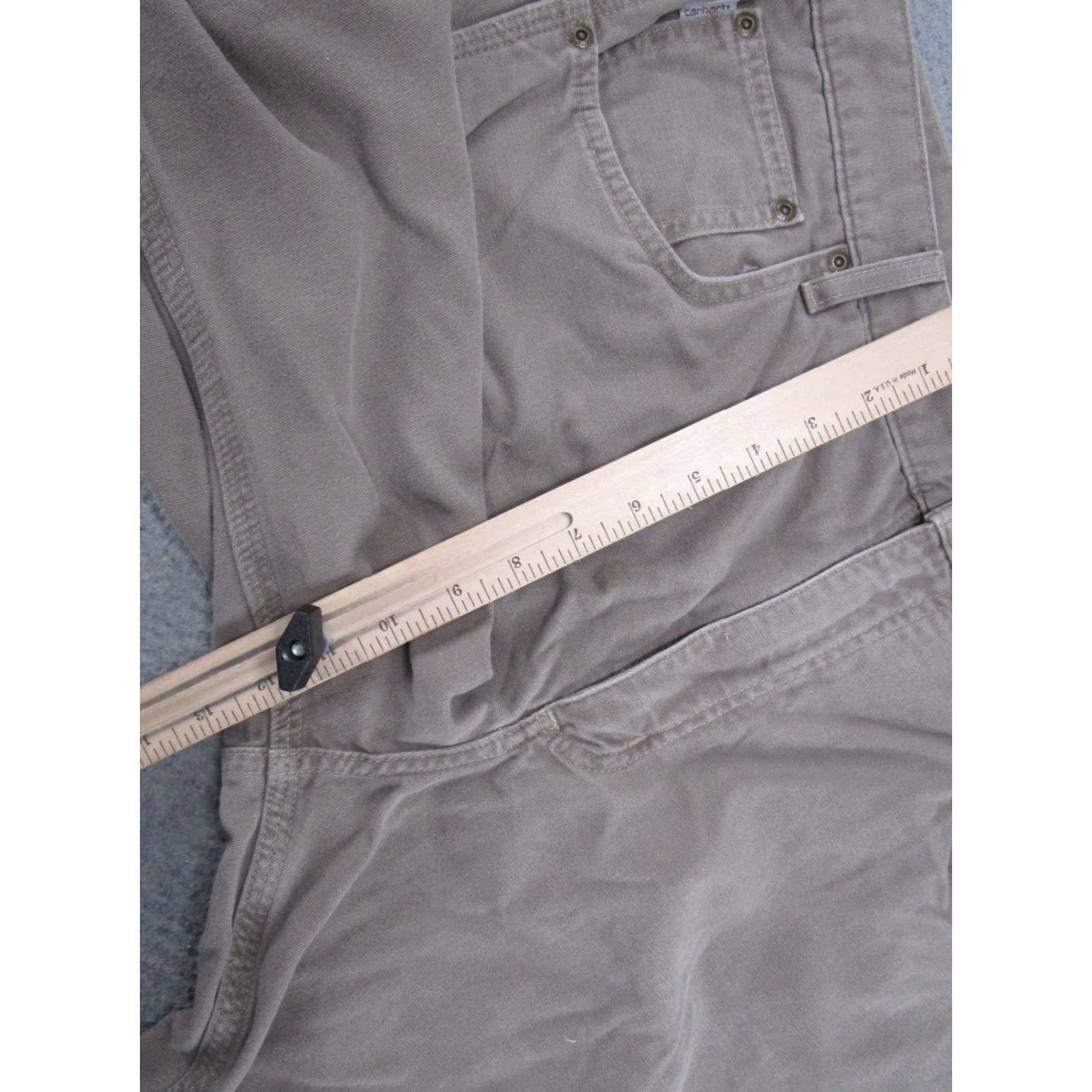 Carhartt Carhartt Pants Mens Size 38x32 Brown Duck Canvas L Carpenter Loose Fit B159 Size US 38 / EU 54 - 6 Thumbnail