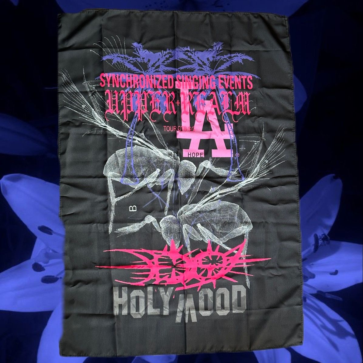 image of Drain Gang Official / D9 La Flag / Black, Women's