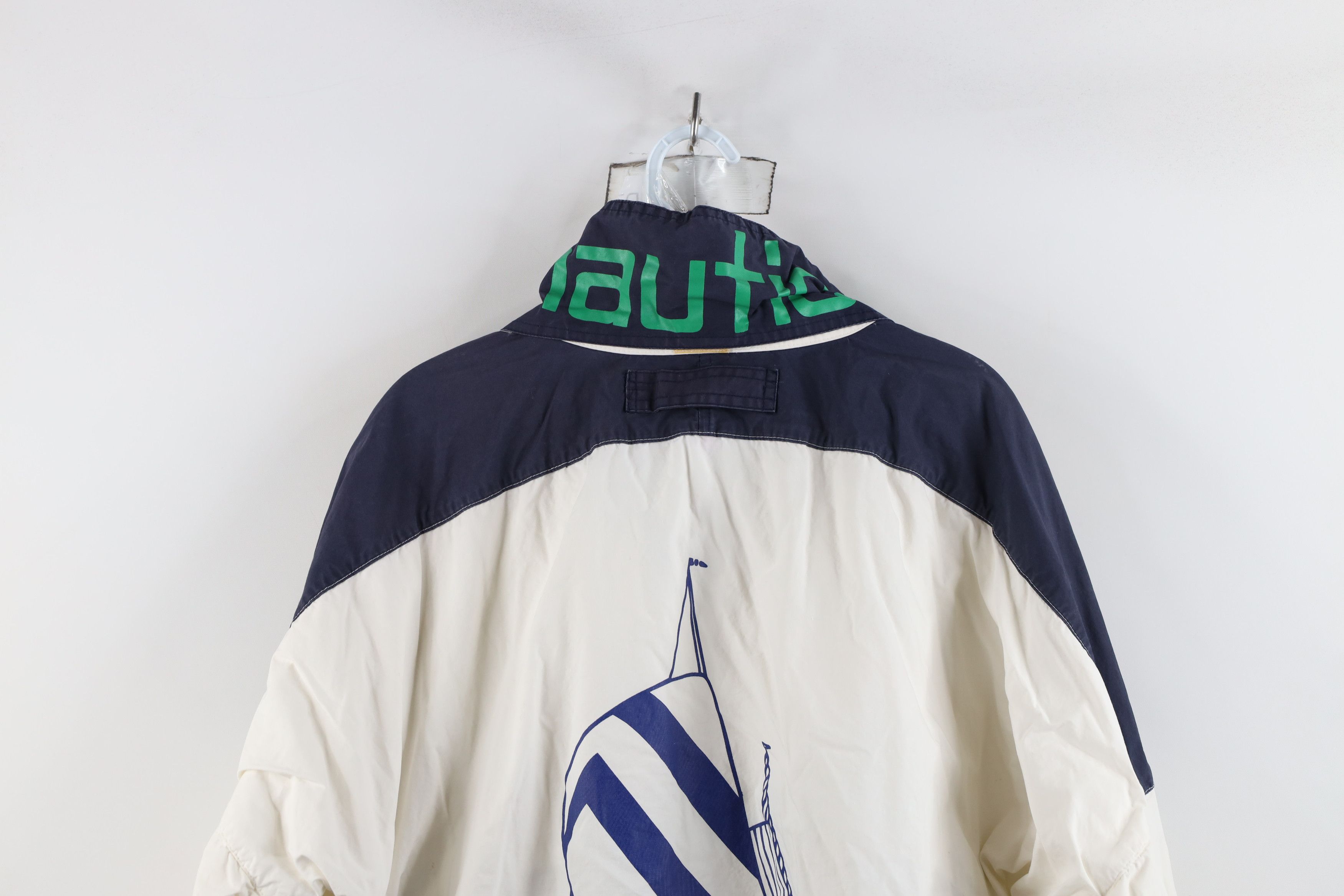 Nautica × Vintage Vintage 90s Nautica Spell Out Boxy Fit Sailing Jacket Size US M / EU 48-50 / 2 - 14 Thumbnail