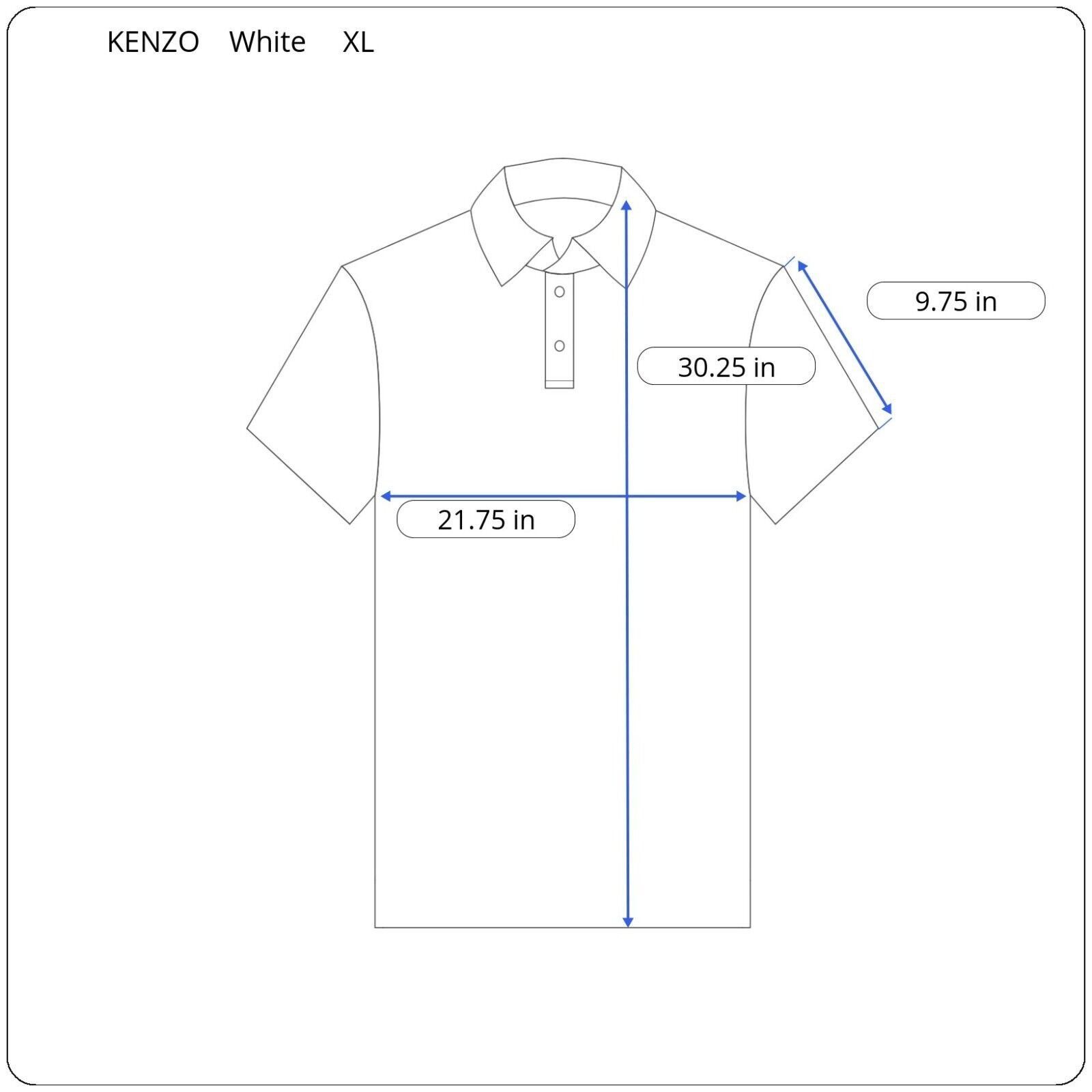 Kenzo New $230 KENZO Paris Crest Flower Logo Men's XL Polo Shirt Size US XL / EU 56 / 4 - 3 Thumbnail