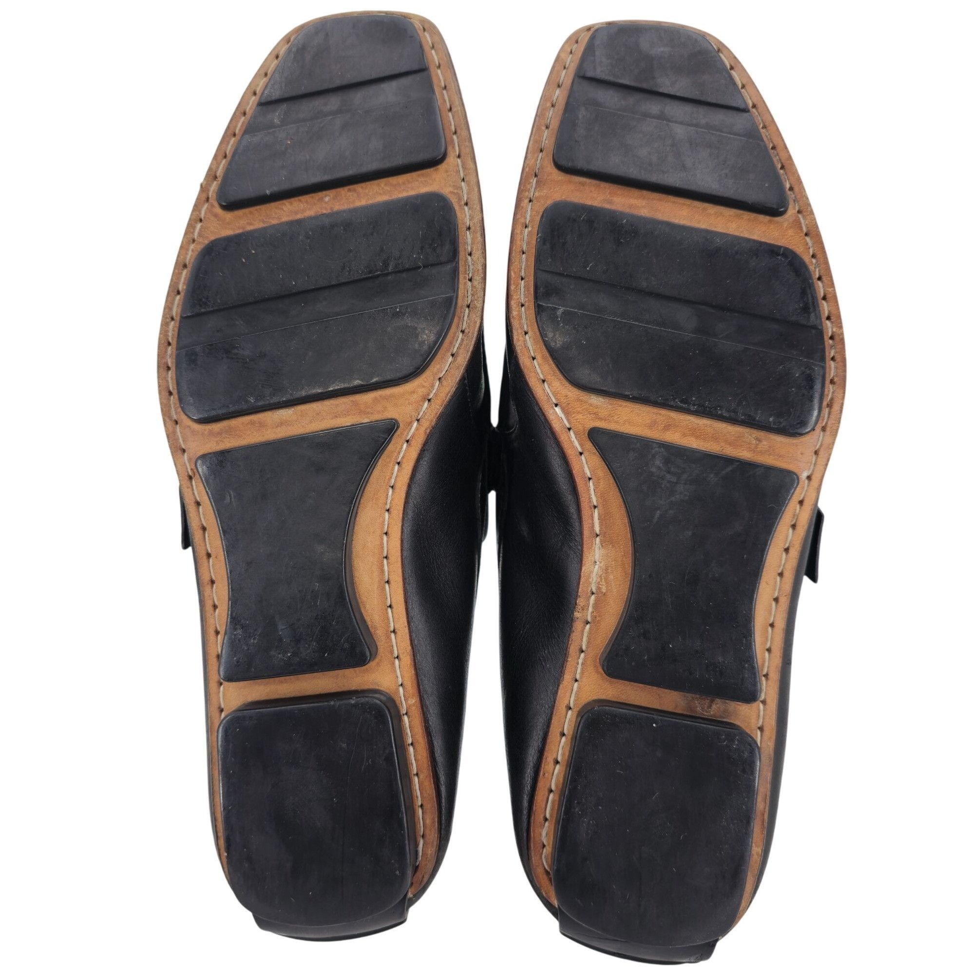 Gucci Gucci Italy Black Leather Luxury Driving Loafers Mens 7.5D Size US 7.5 / EU 40-41 - 3 Thumbnail